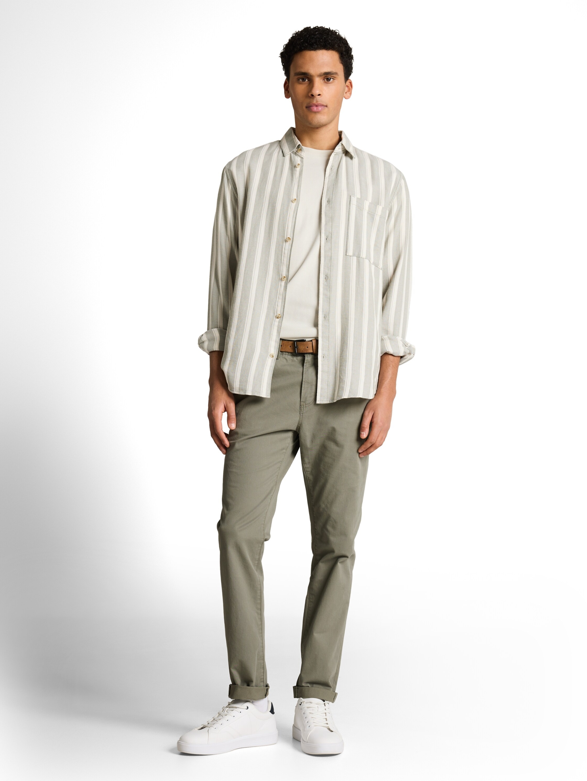 slim chino with belt #5