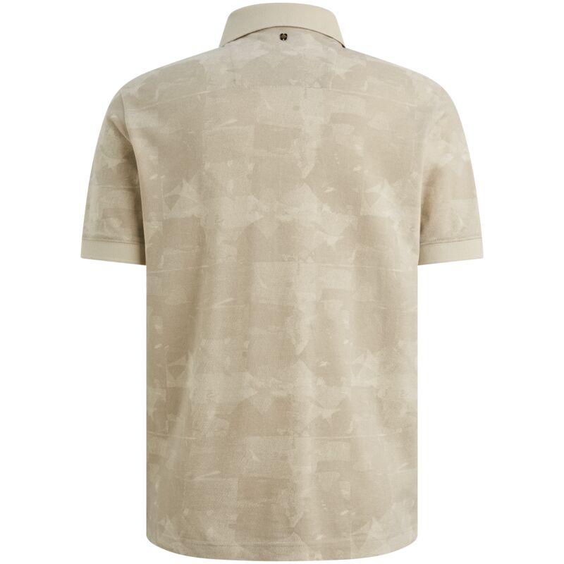 Short sleeve polo printed two tone #1