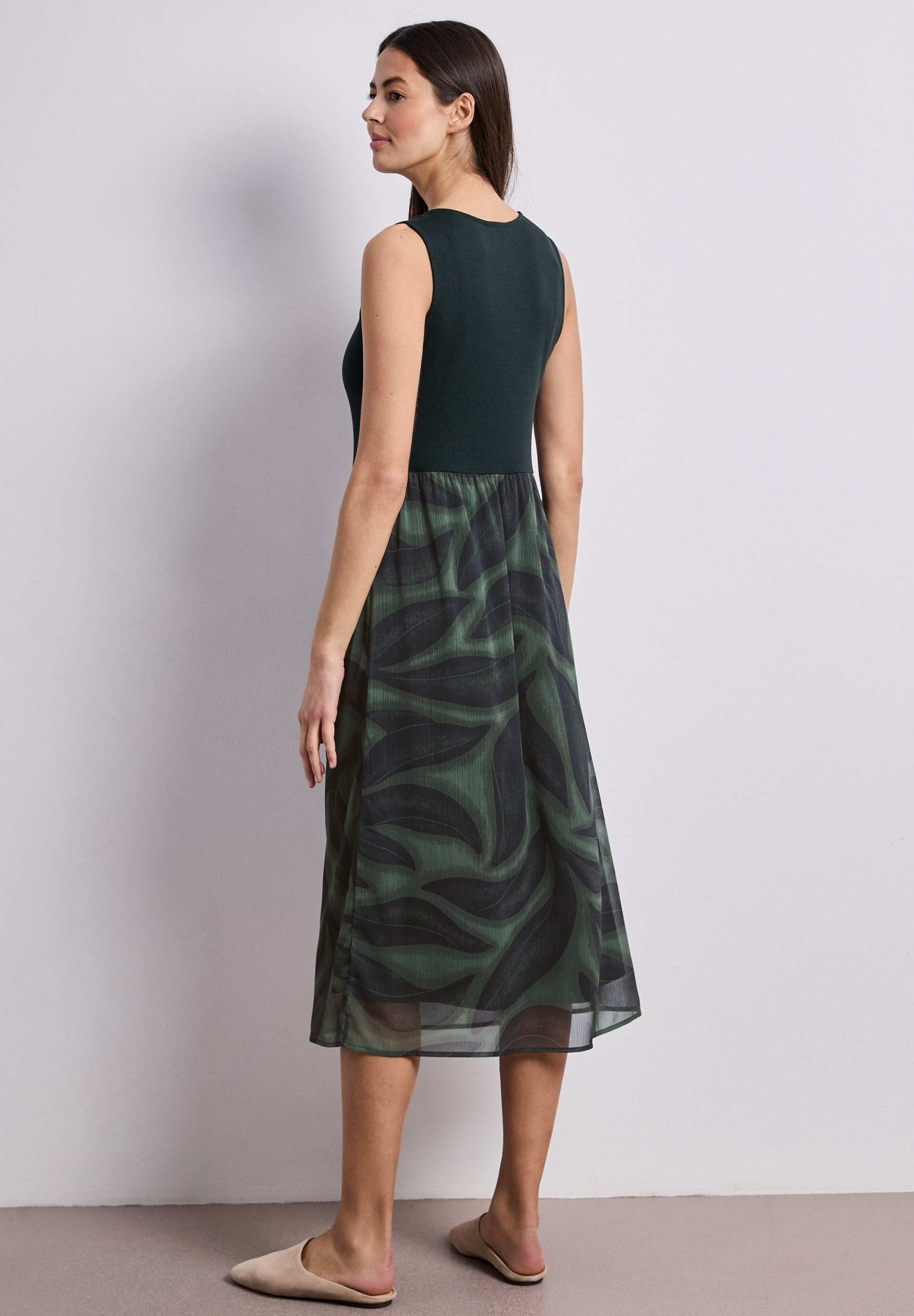 LTD QR Mat Mix Chiffon Dress_A #4