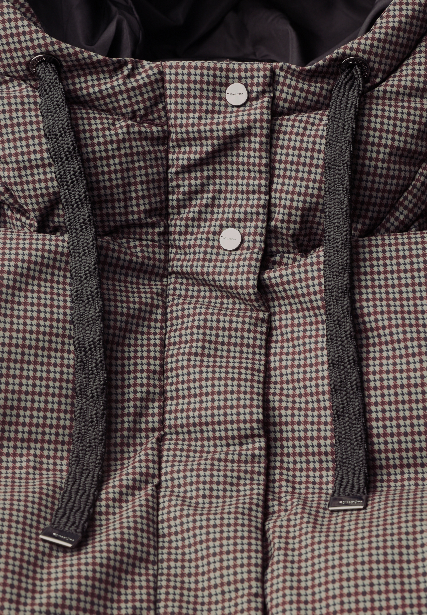 LTD QR Long Padded Jkt w. AOP #2