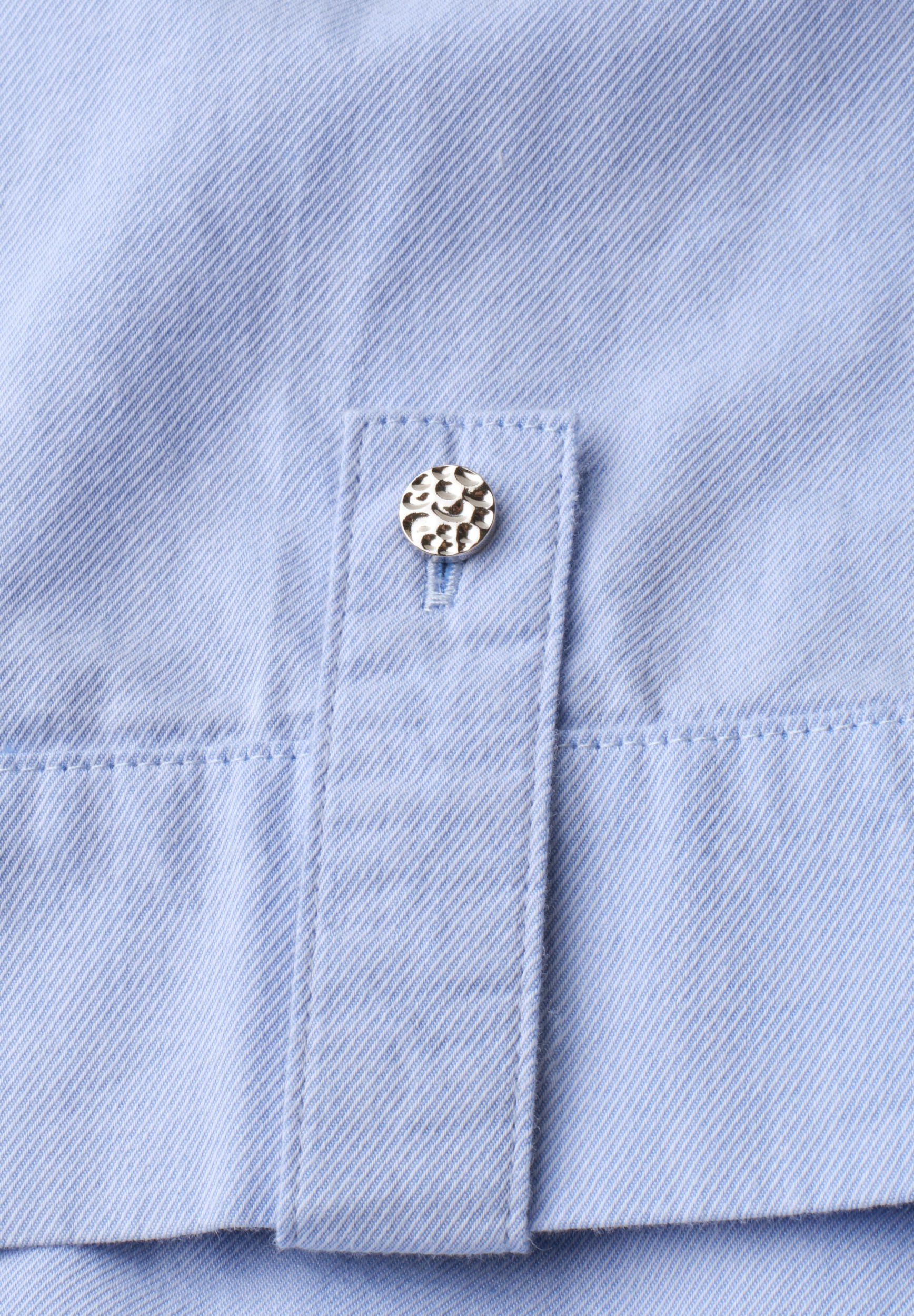 Chambray splitneck shirtcollar #2