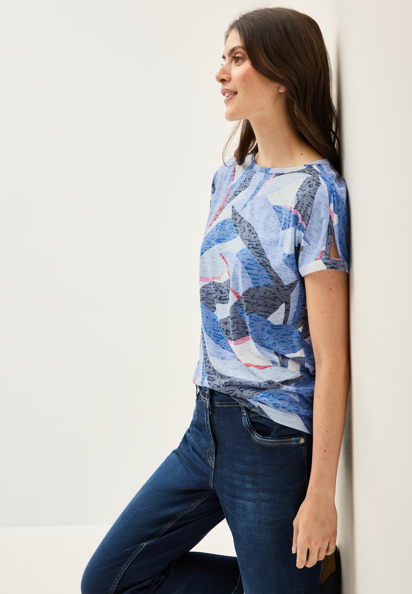 TOS Multi AOP Burn Out Shirt #3