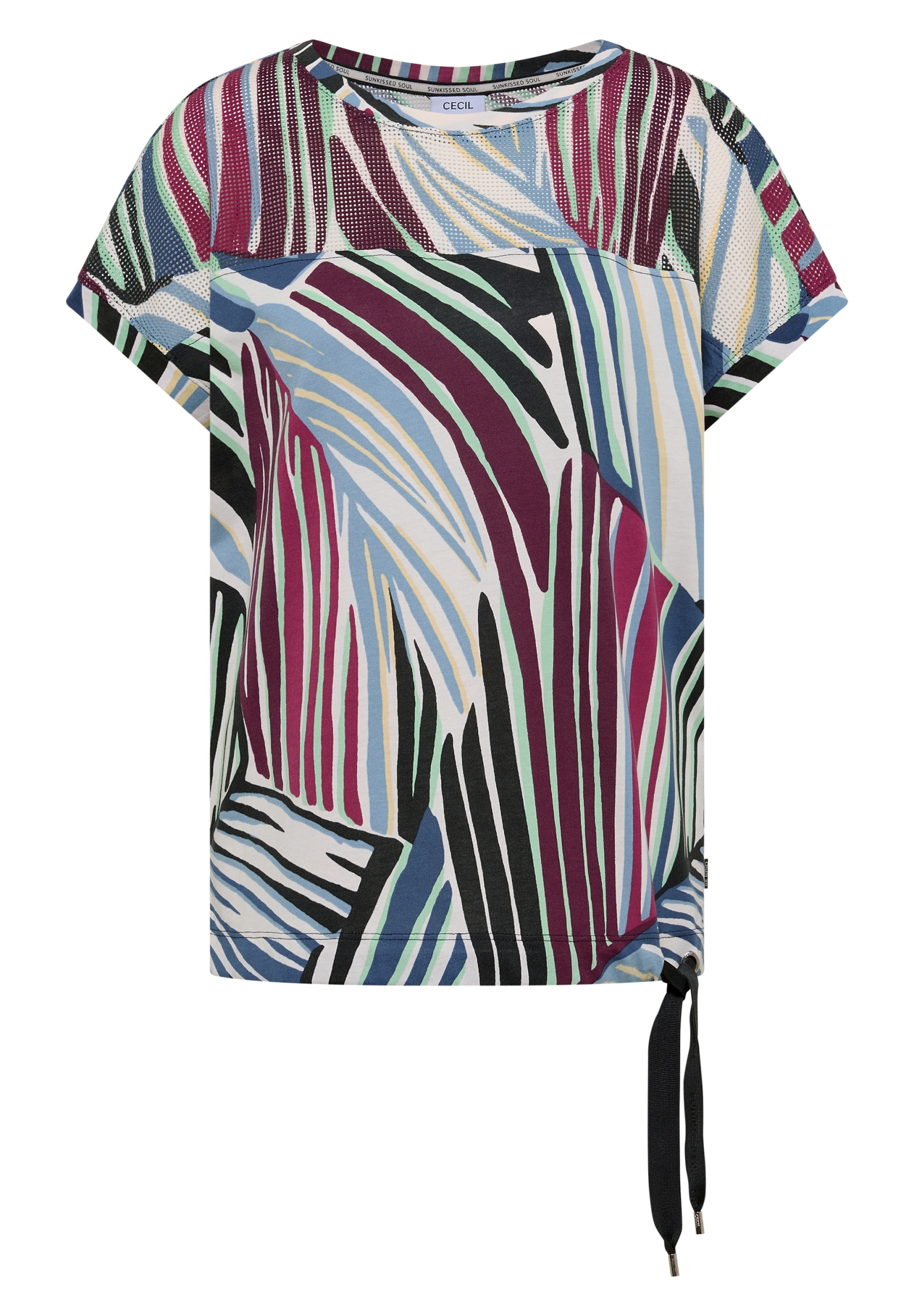AOP Mesh Insert T-Shirt #1