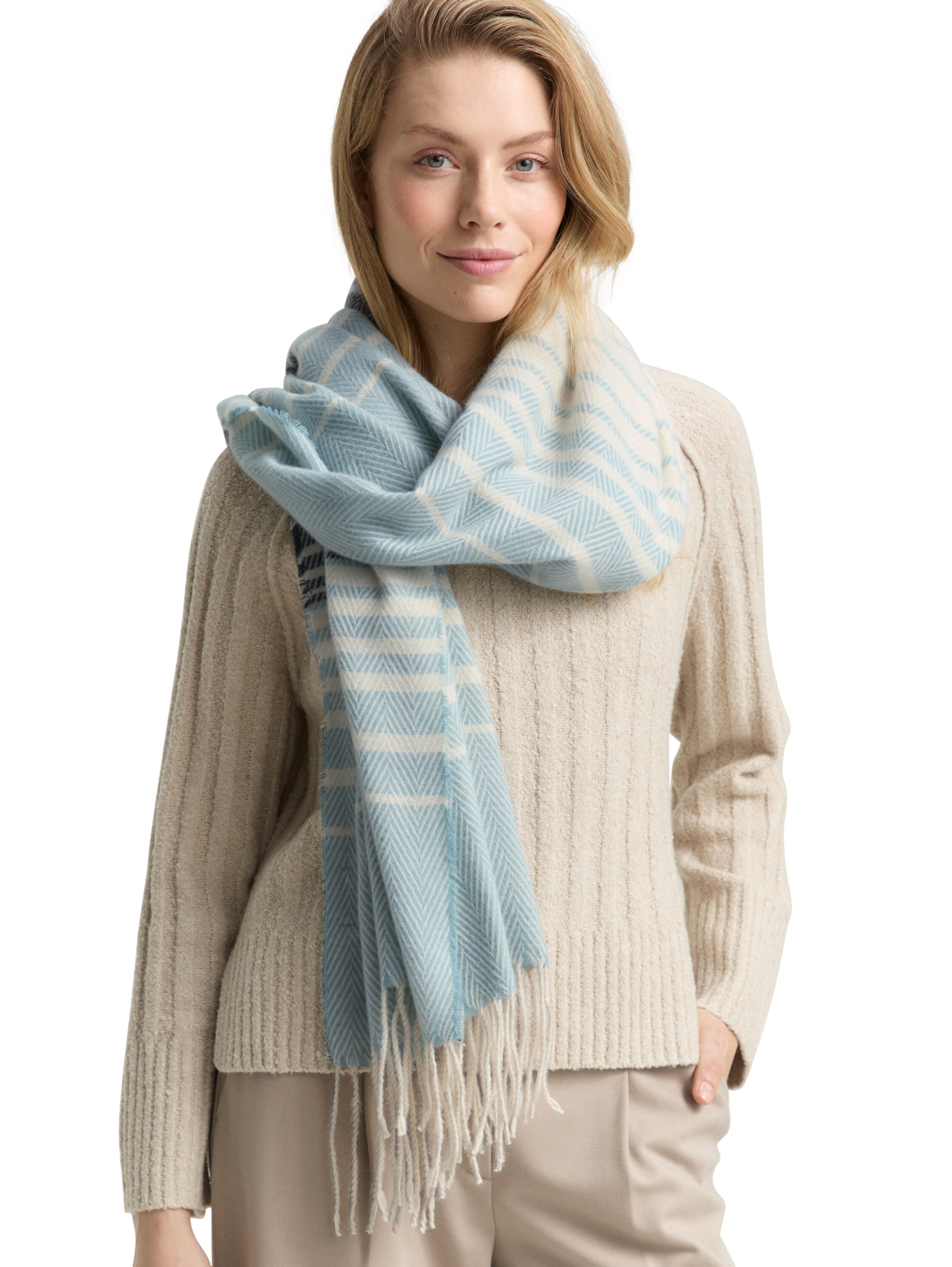 woven herringbone scarf #2