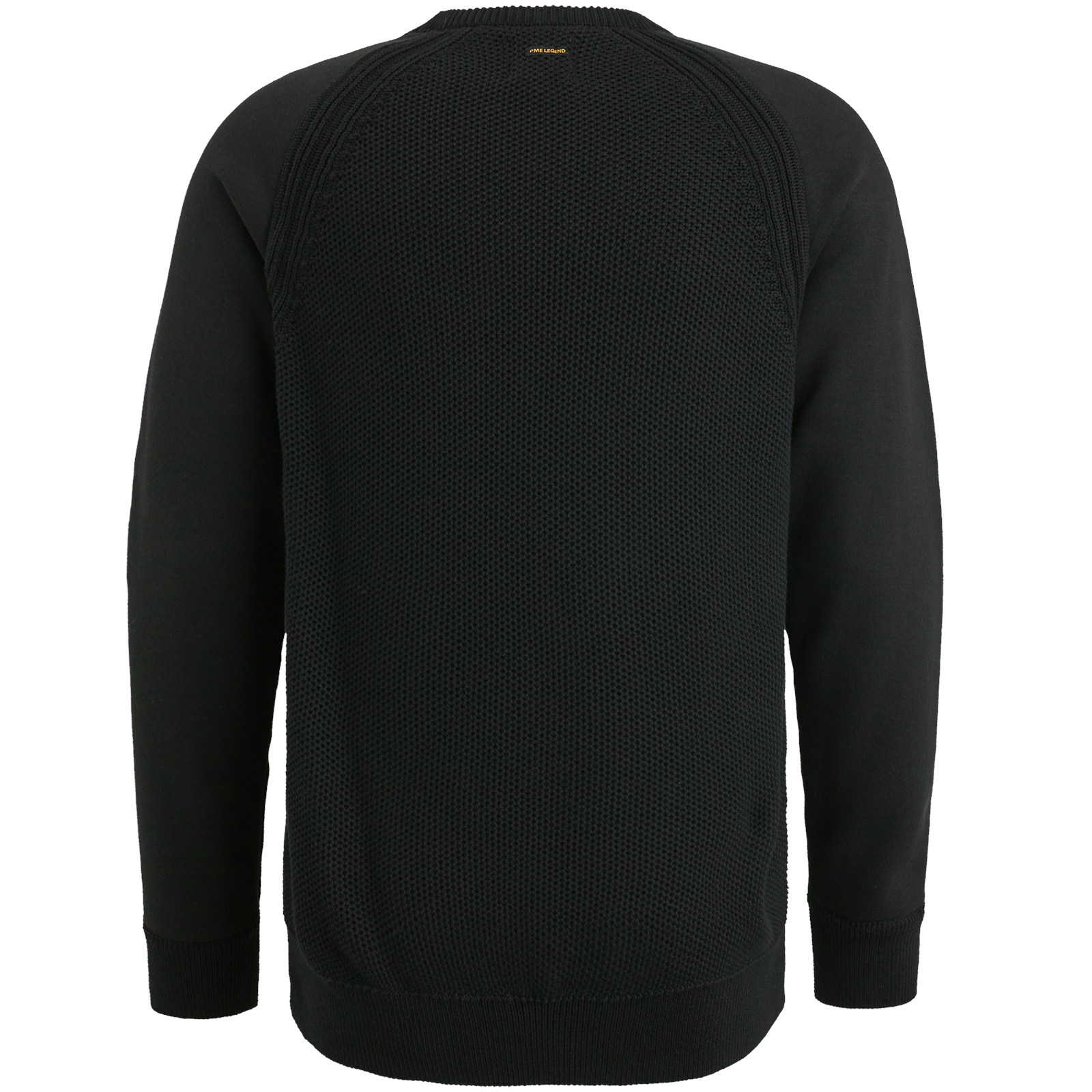 R-neck knit sweat combination #2
