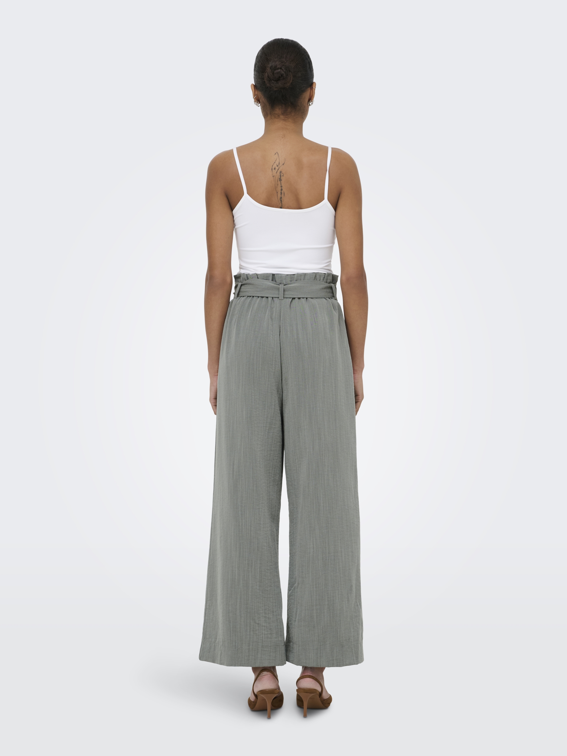 ONLMARSA SOLID PAPERBAG PANT WVN NOOS #5