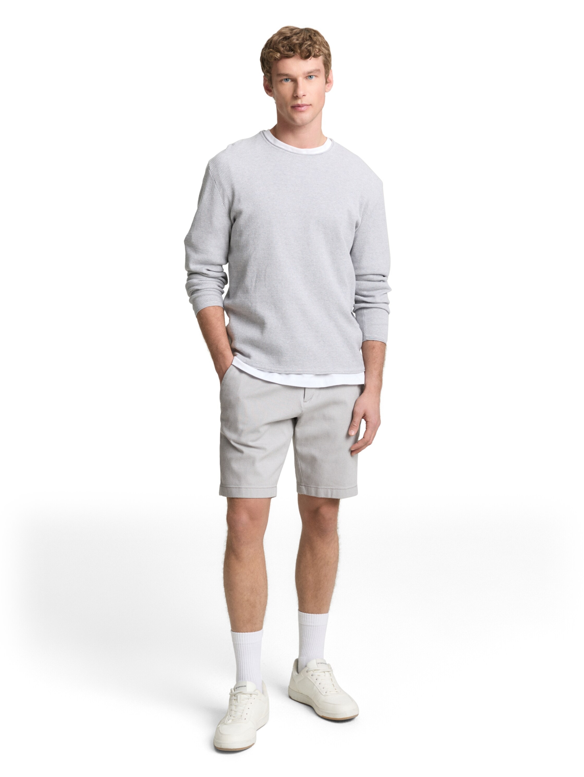 regular structured chino short #5