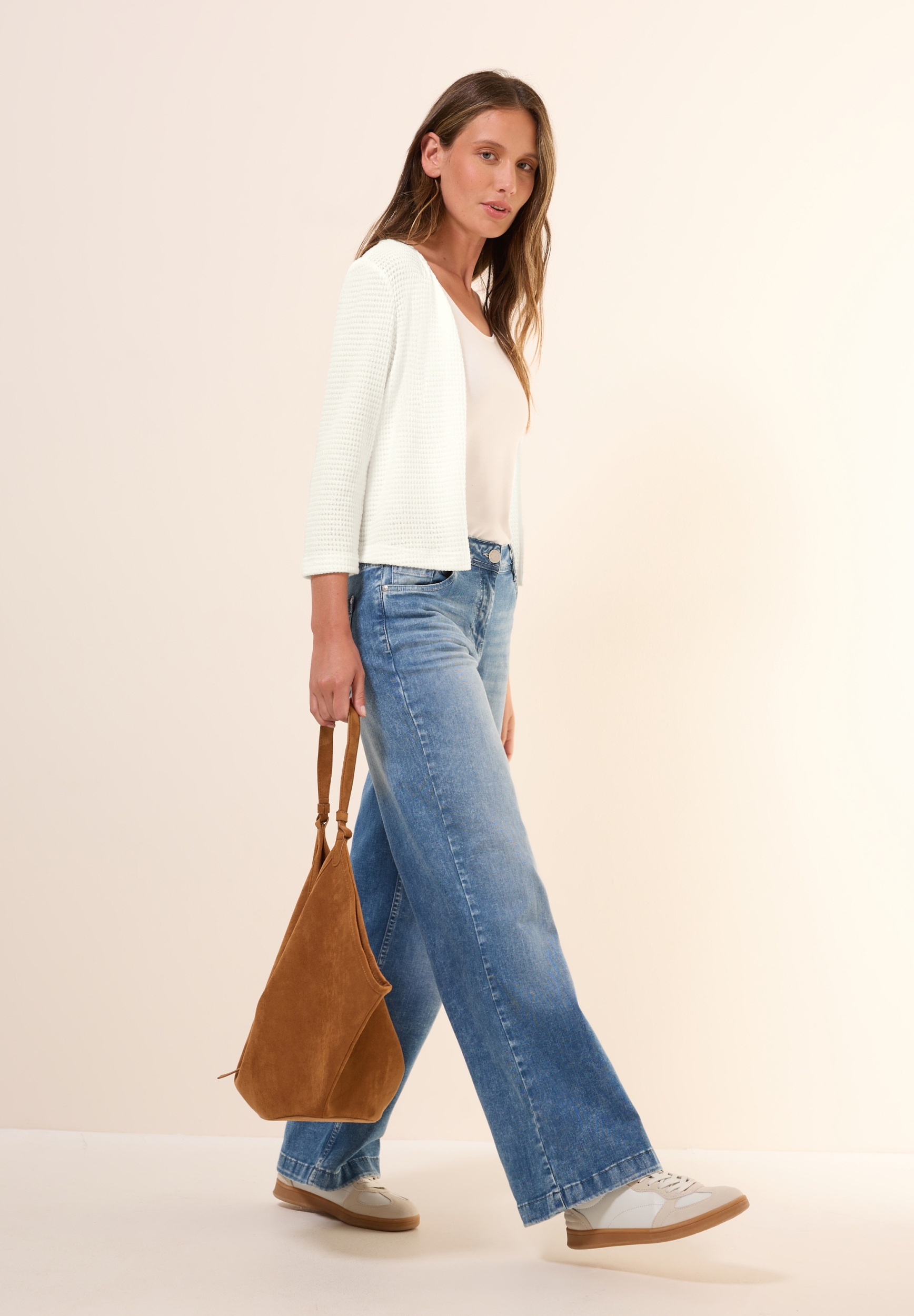 Ajour Knit Open Jacket #5