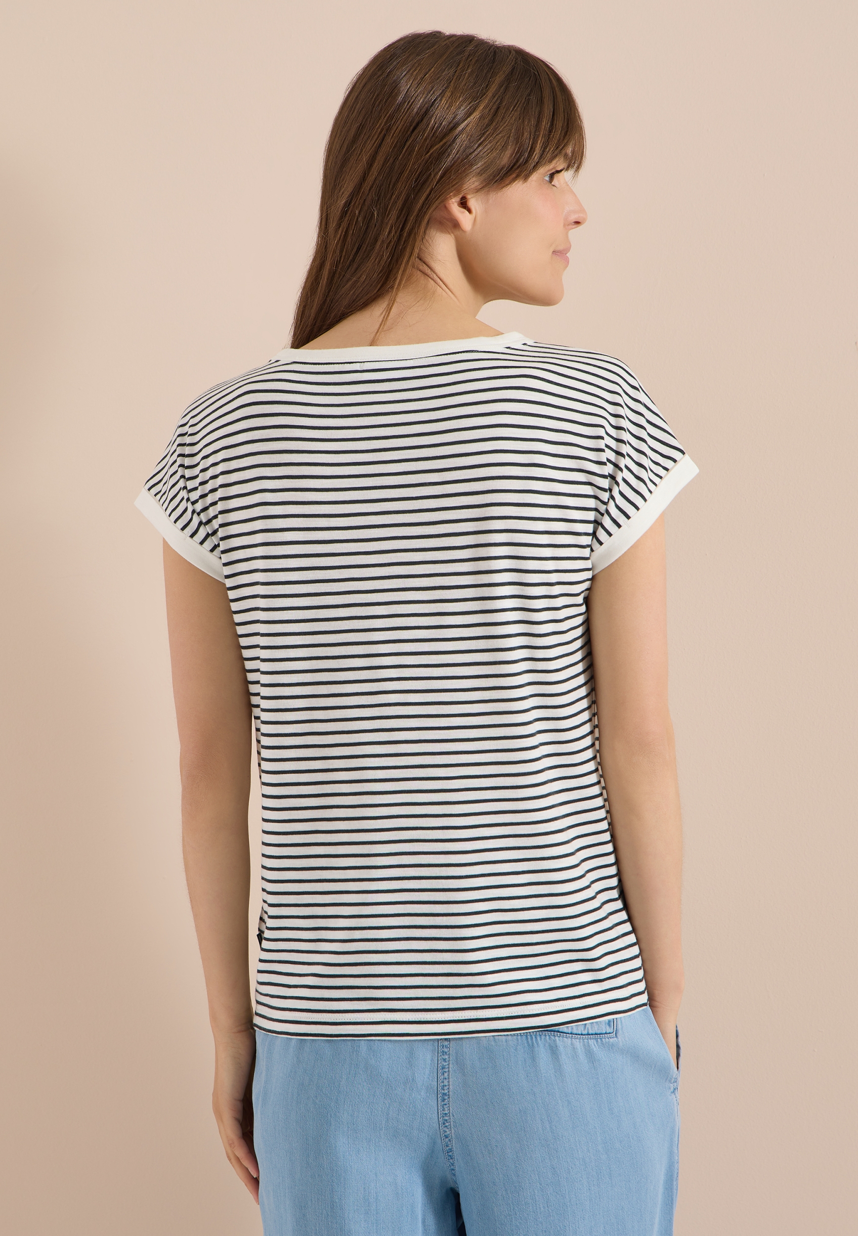 TOS Striped Turn-Up Shirt #4
