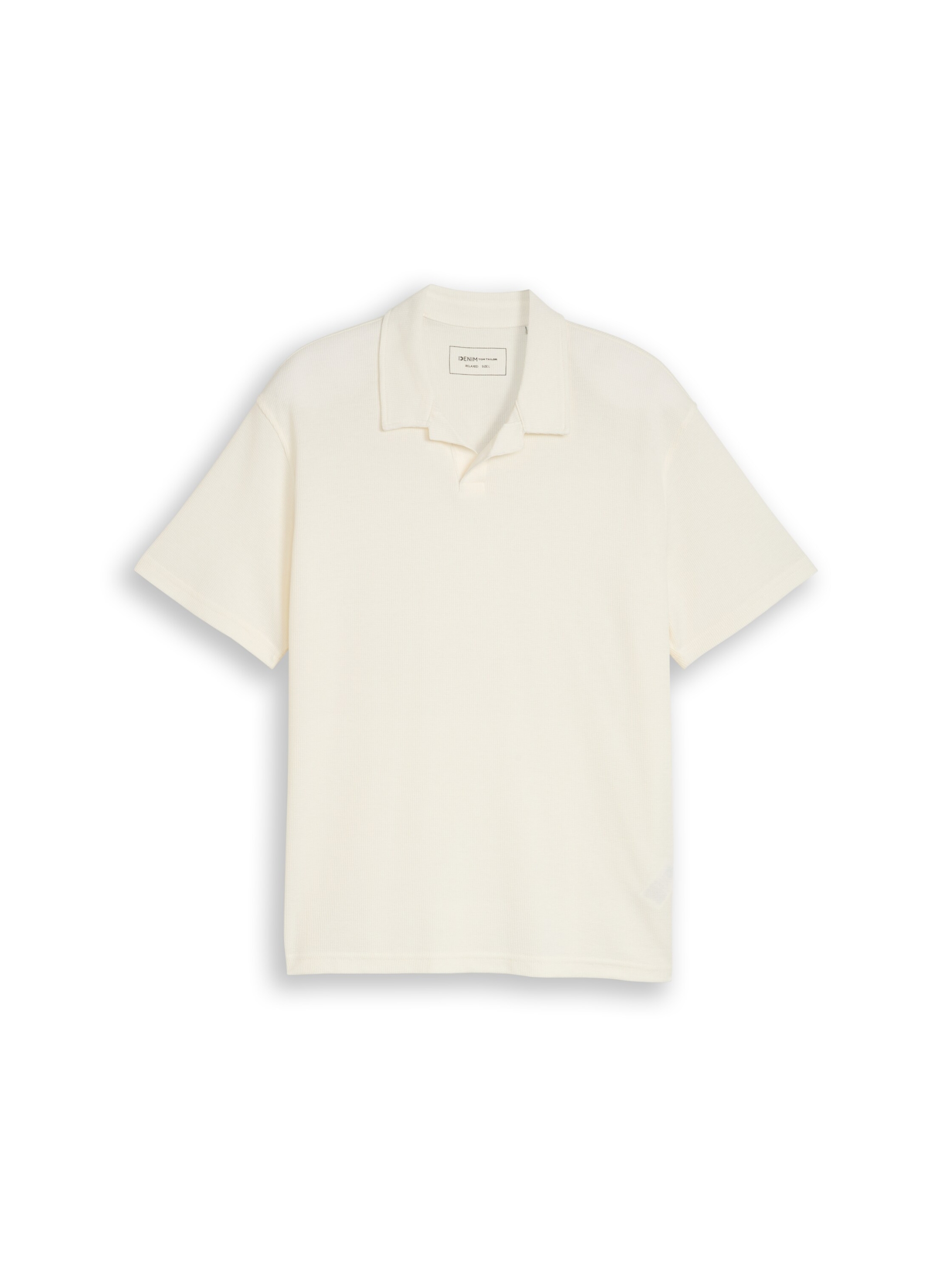 relaxed structured polo #1