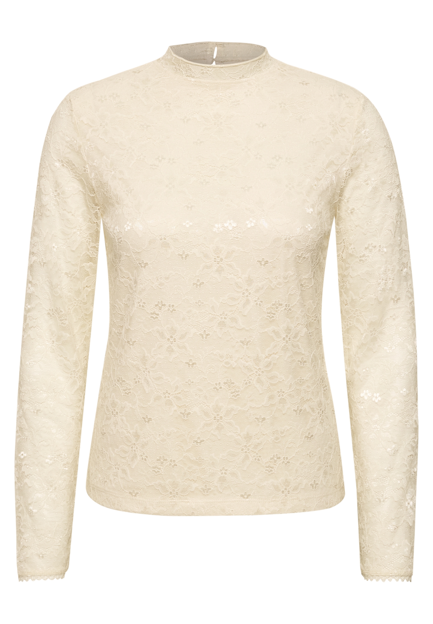 LTD QR lace turtle neck shirt #1