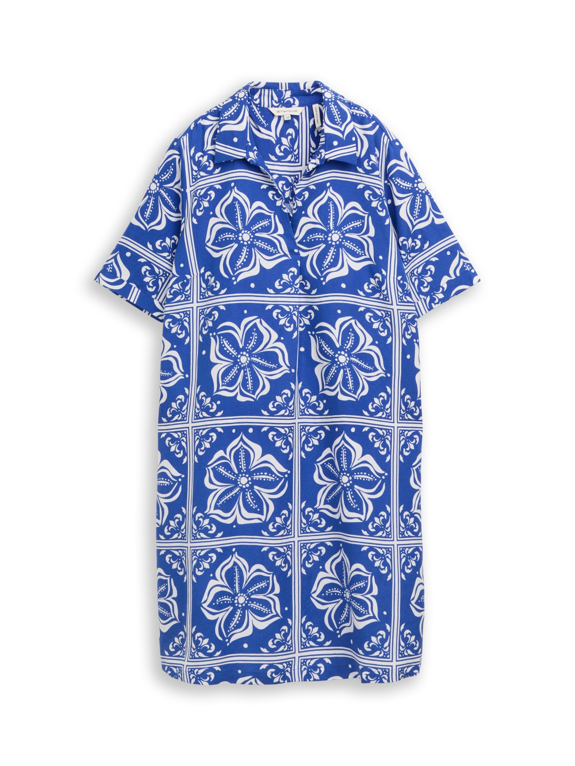 dress linen with polo collar #1
