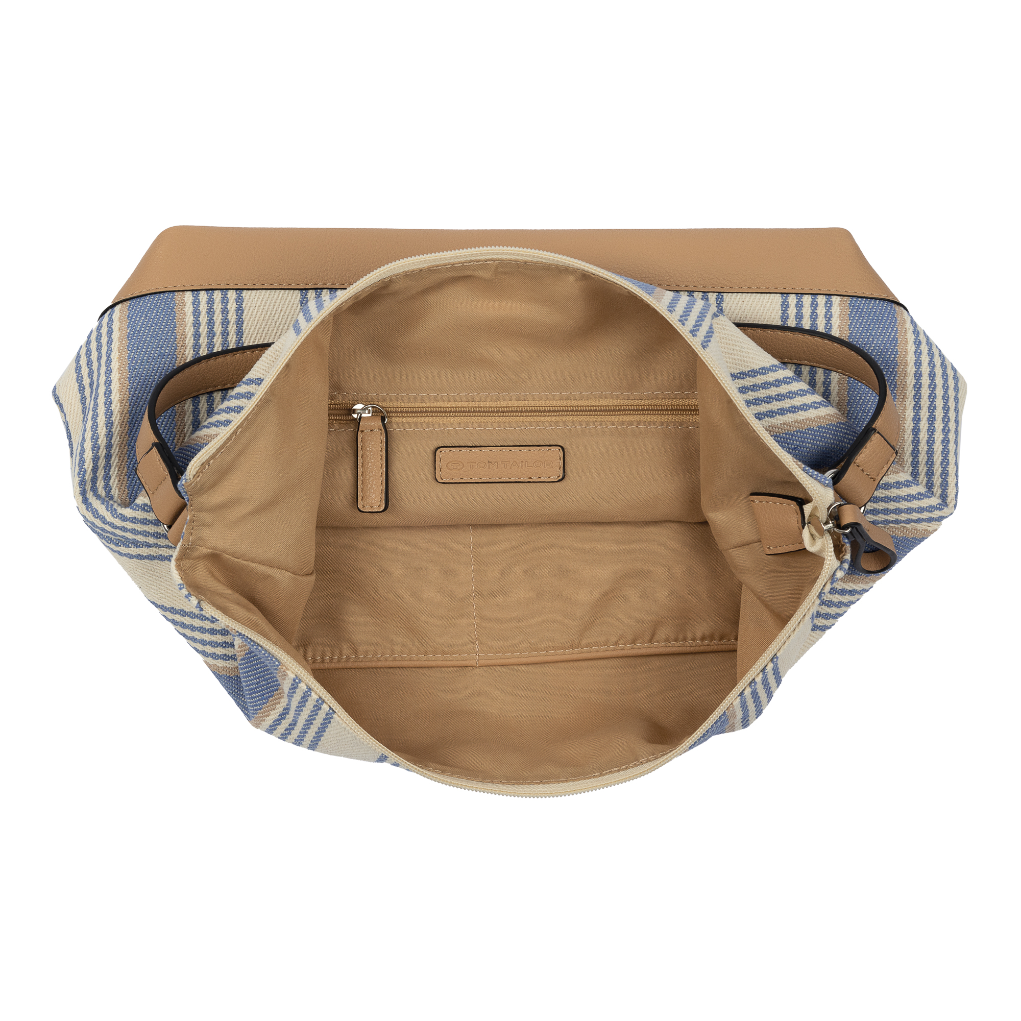 Gilda, Hobo Bag M, stripes blue #3