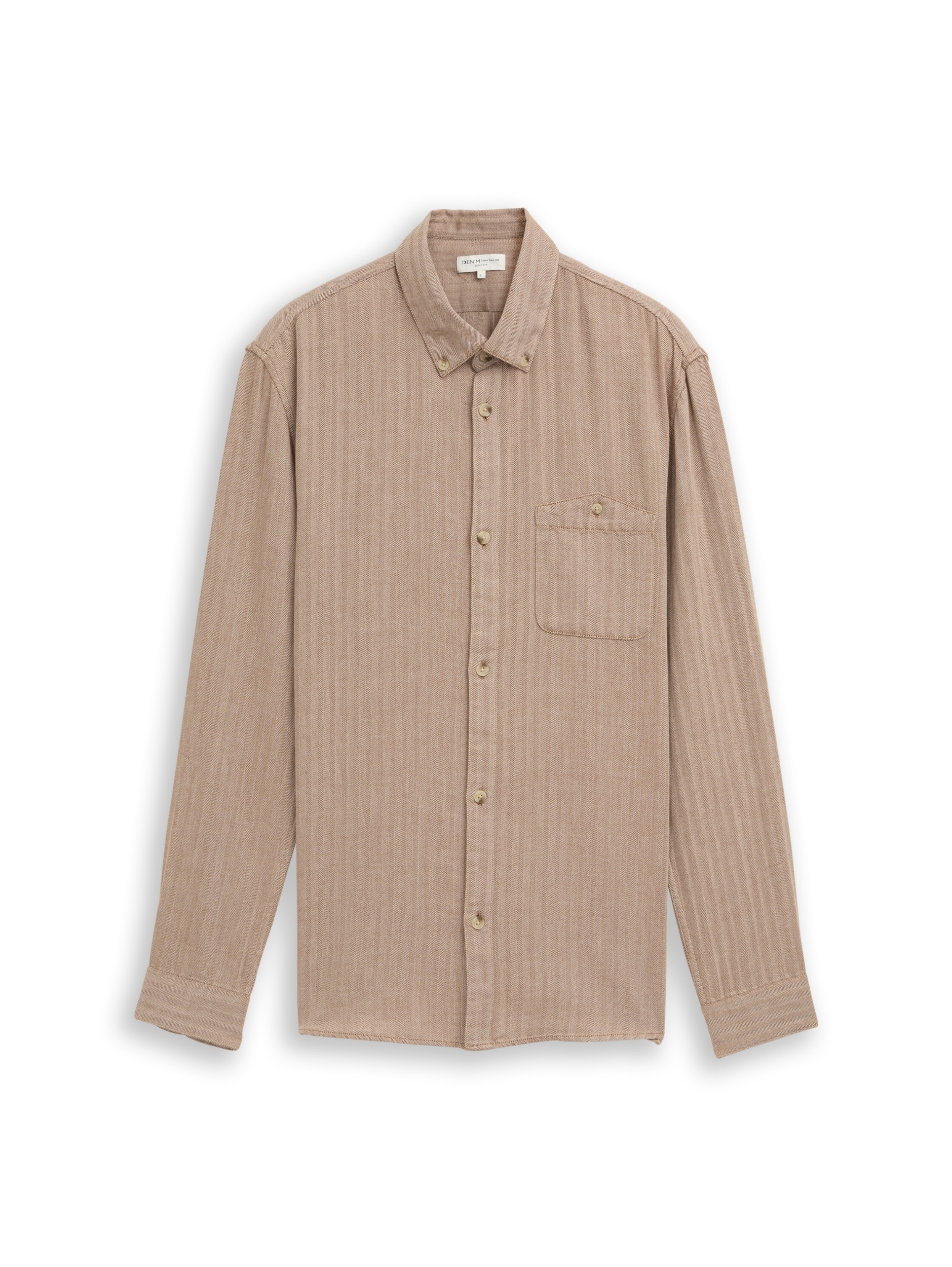 twotone herringbone shirt #1