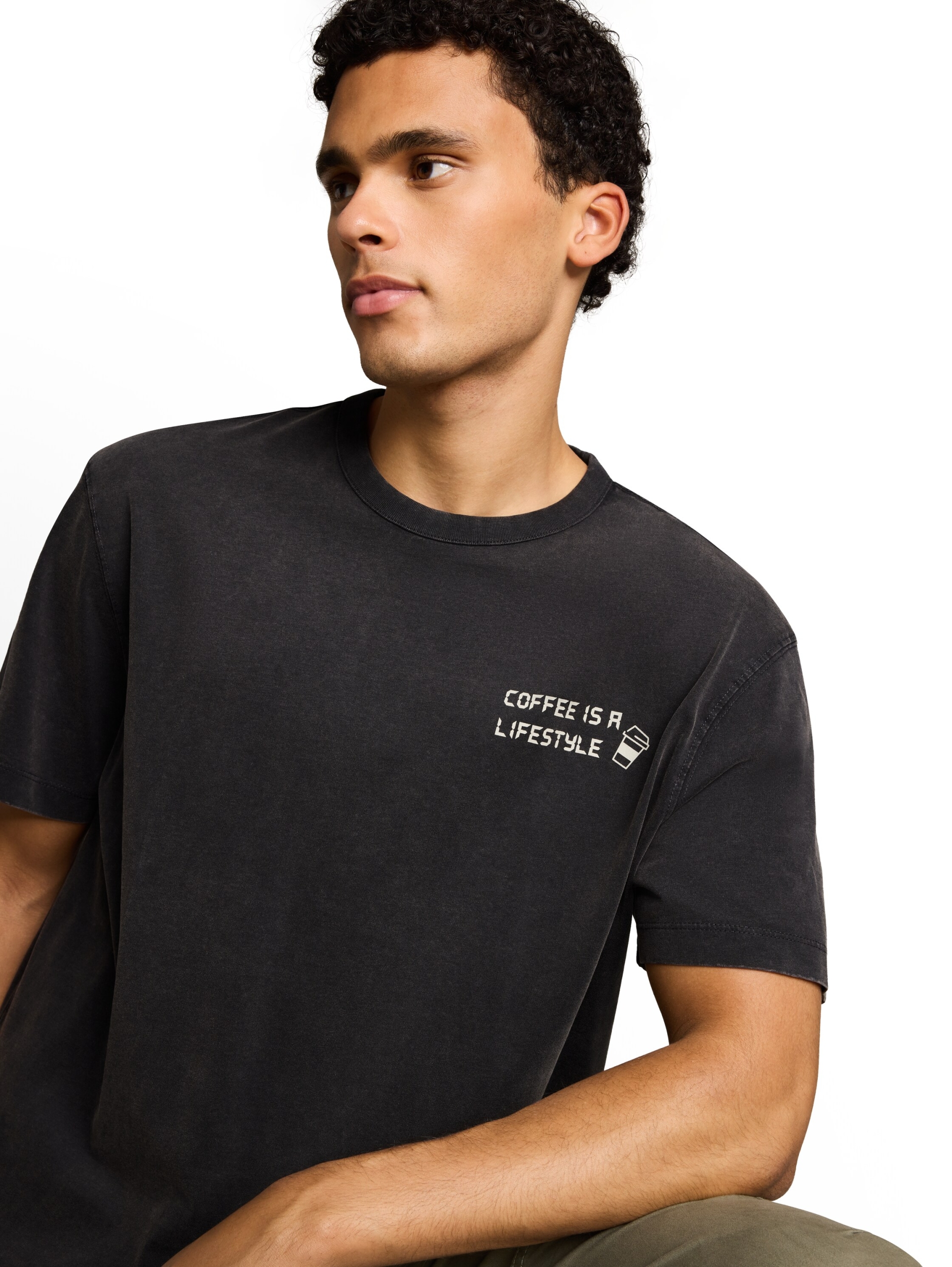 relaxed overdye print t-shirt #6