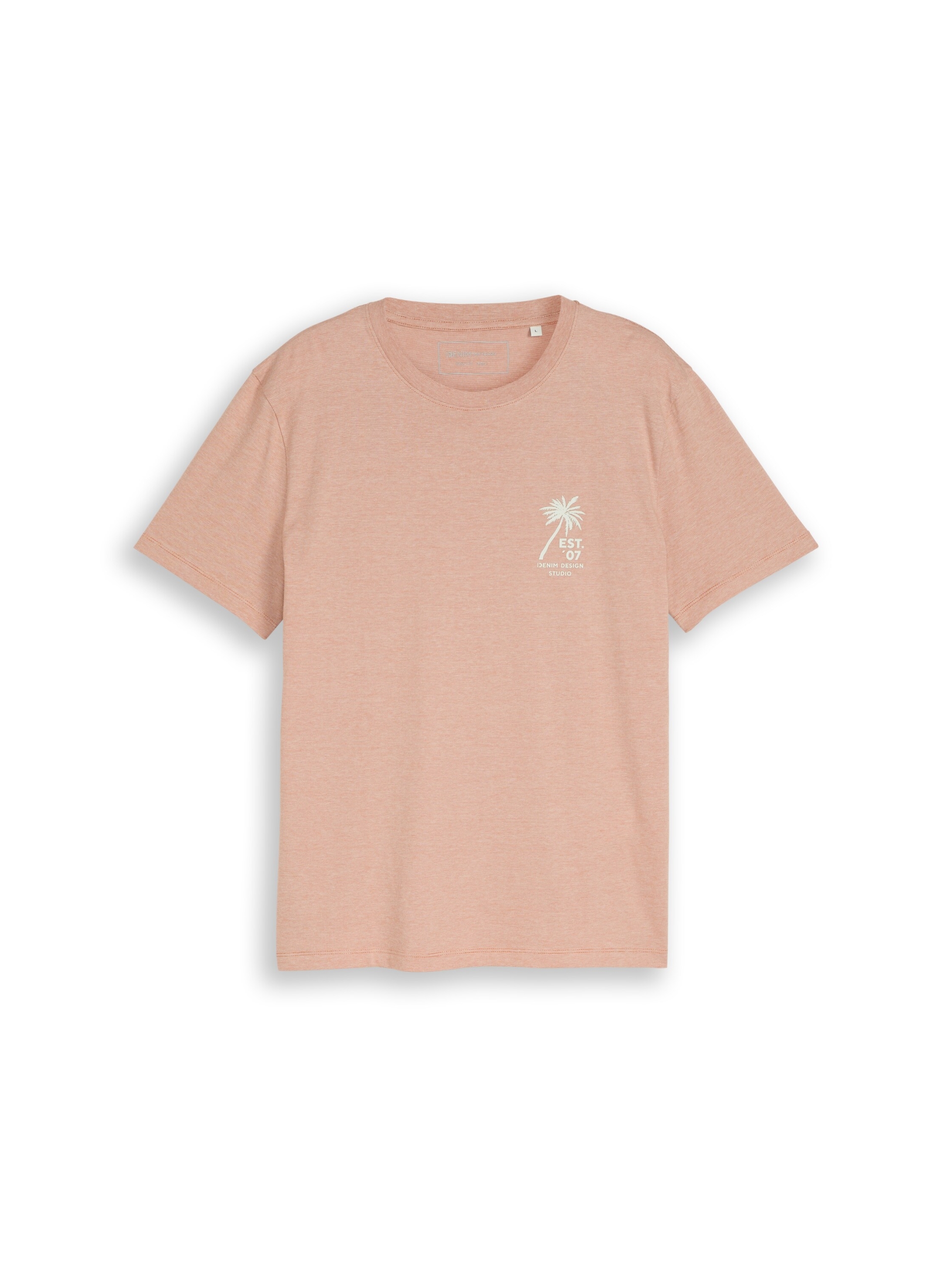 fine stripe printed t-shirt #1