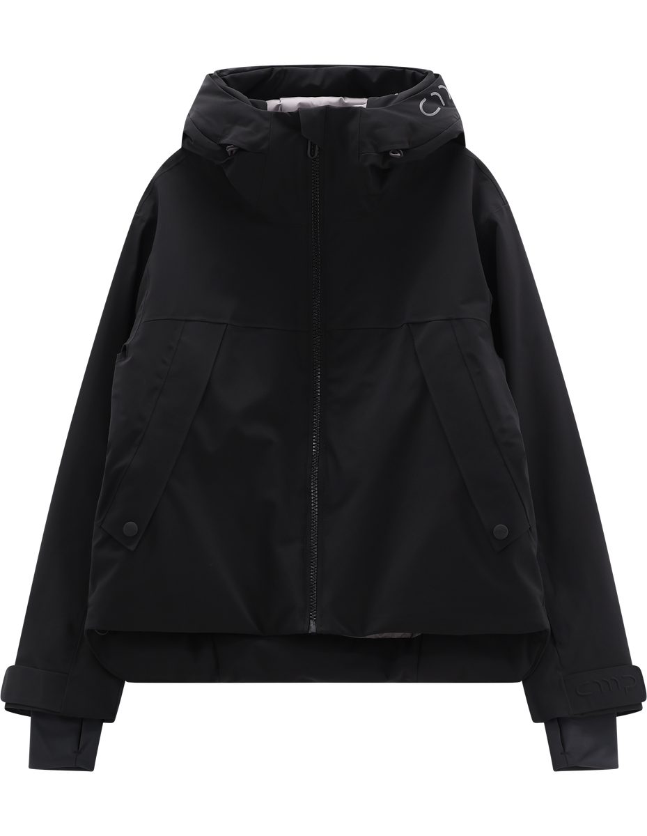 WOMAN JACKET ZIP HOOD WITH INNER GAITER #1