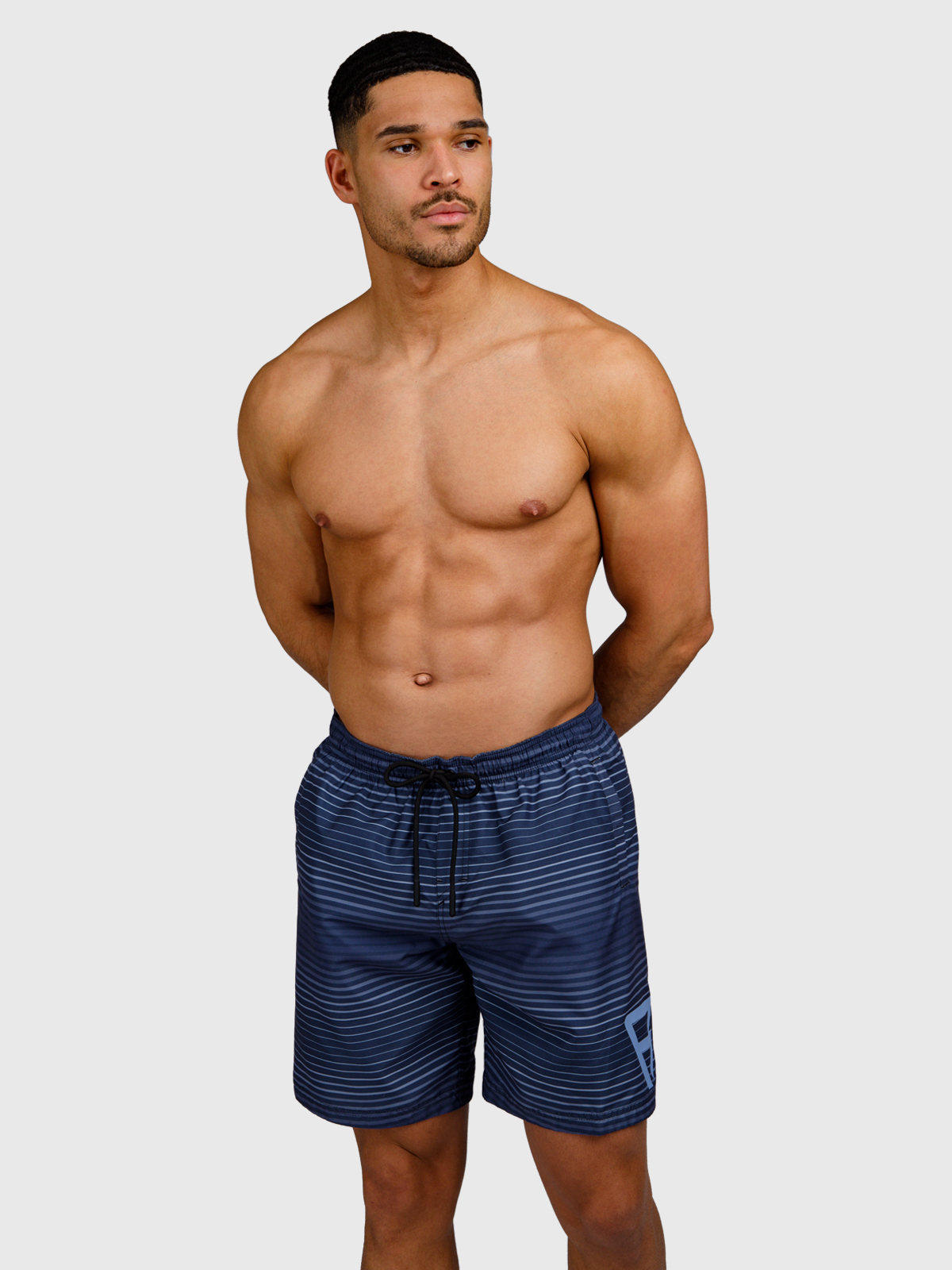 Cester-Stripe Men Swim Shorts #5