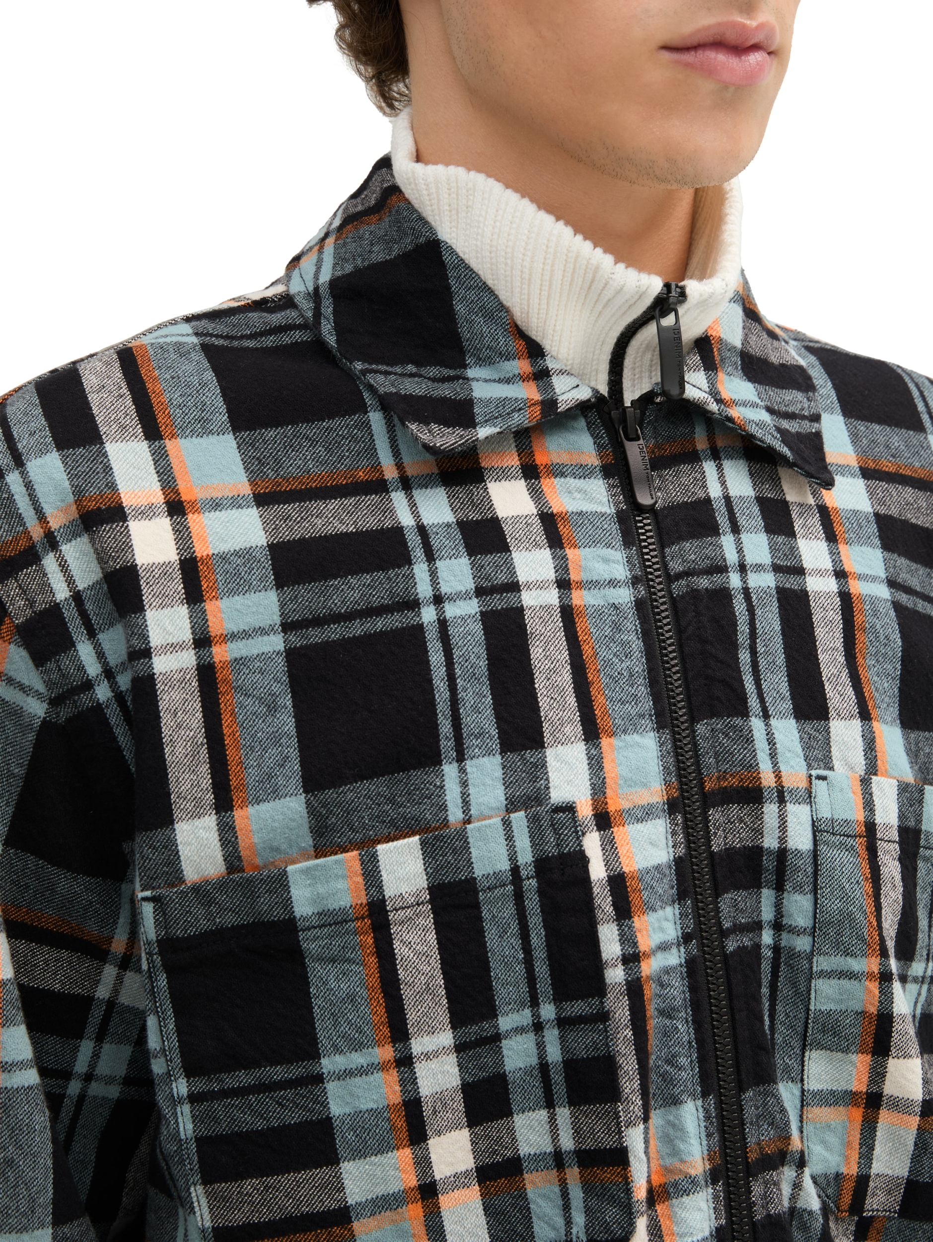 Overshirt mit Karomuster #5