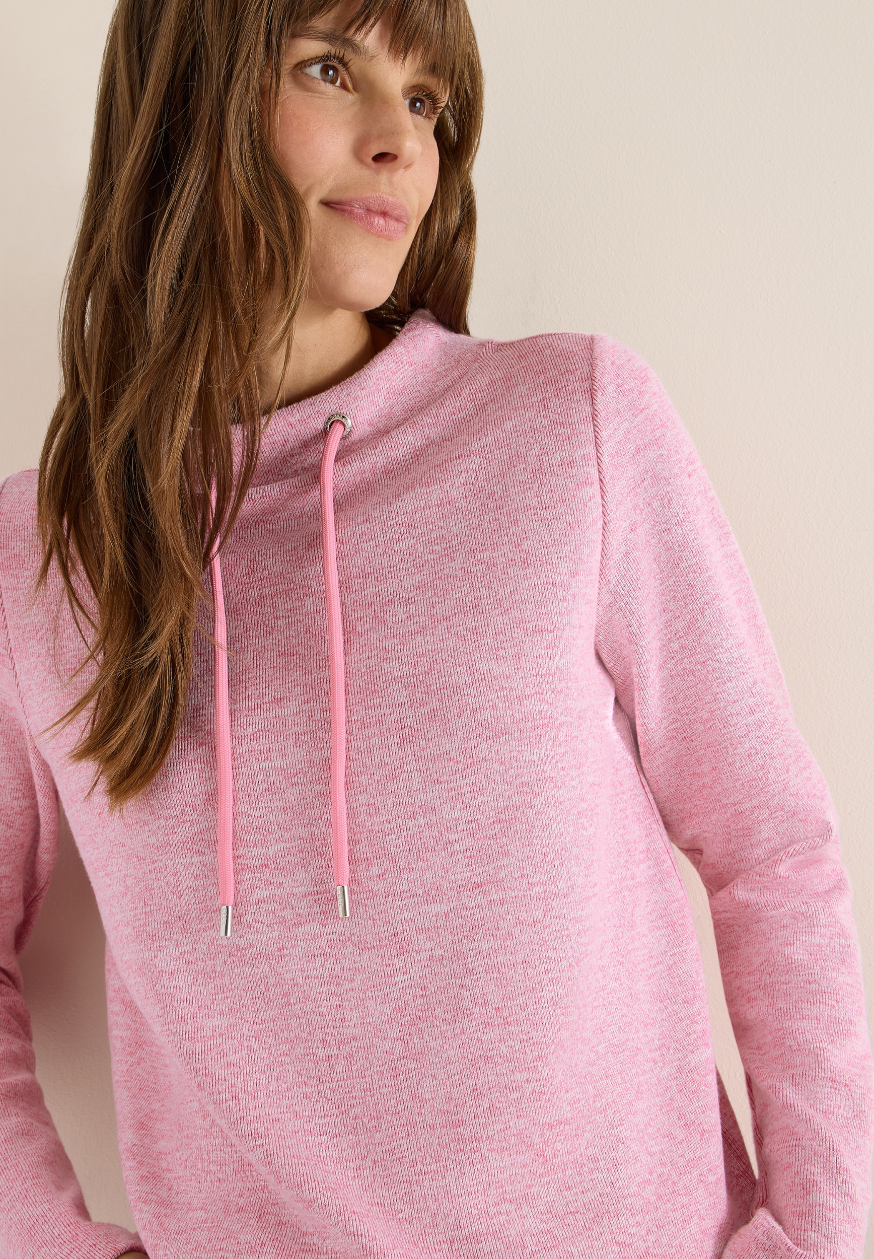 TOS Melange Rib Funnel Neck #6
