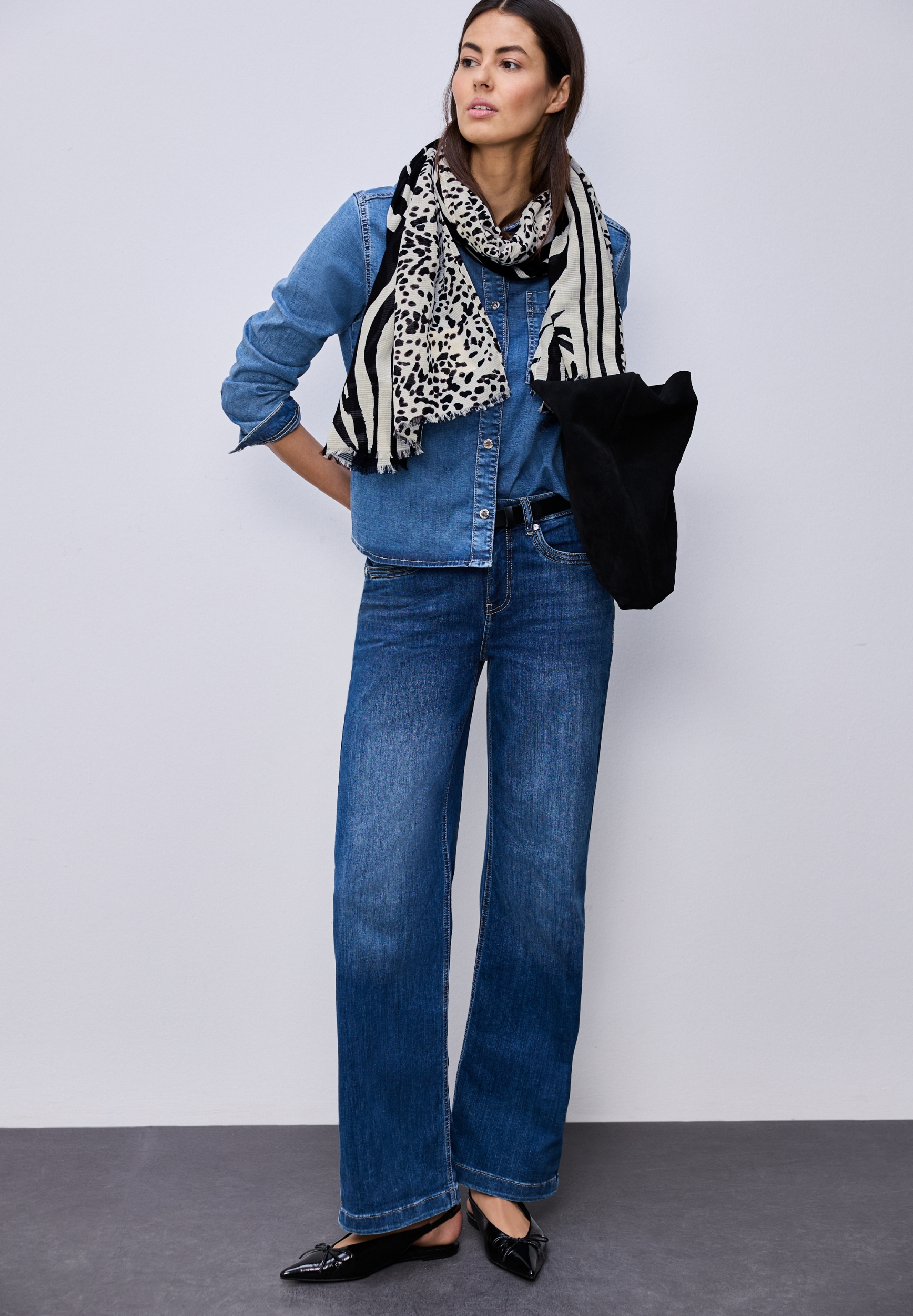 OP_Printed Textured Longscarf #1