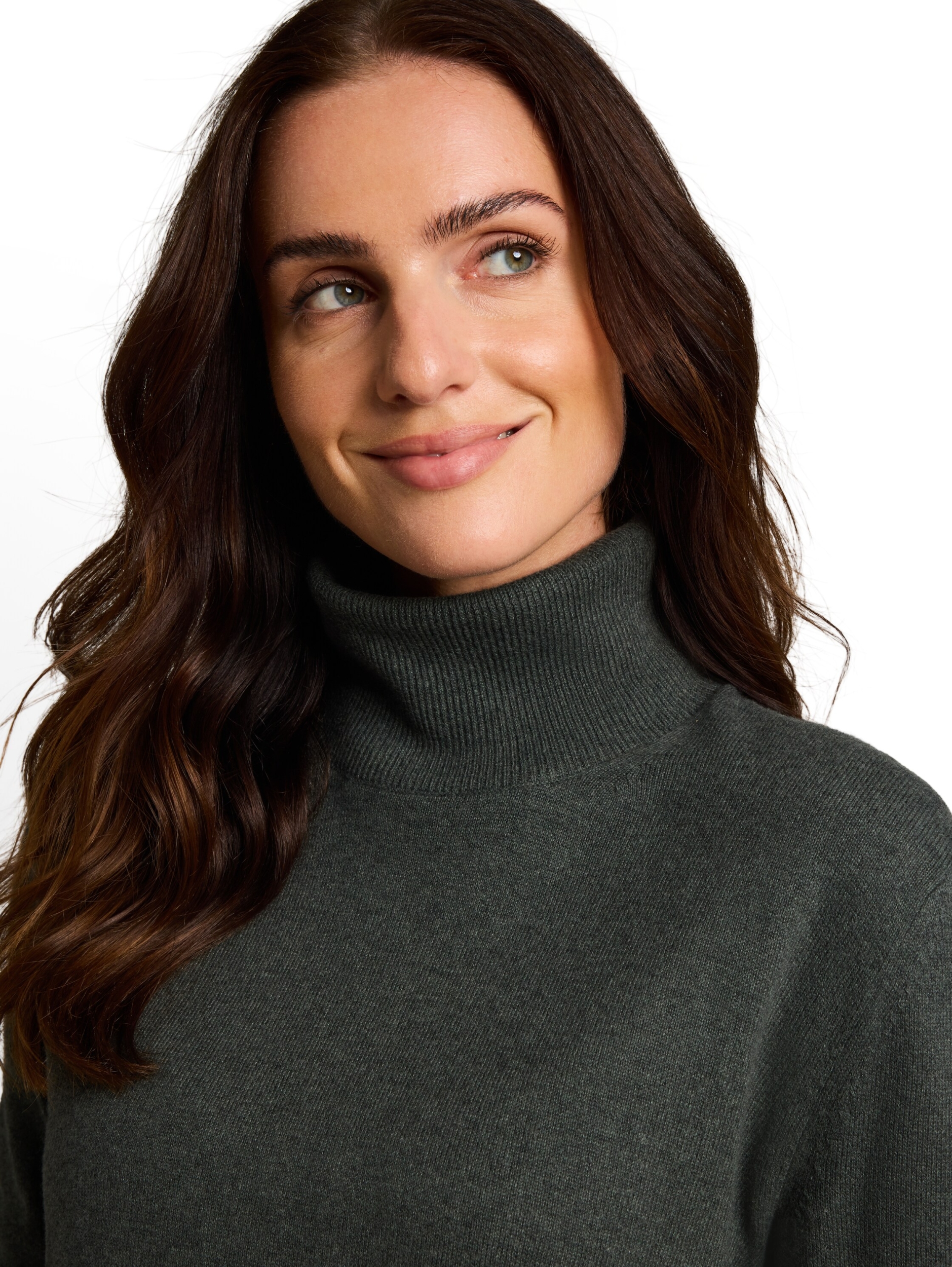 knit cashmere blend turtleneck #5