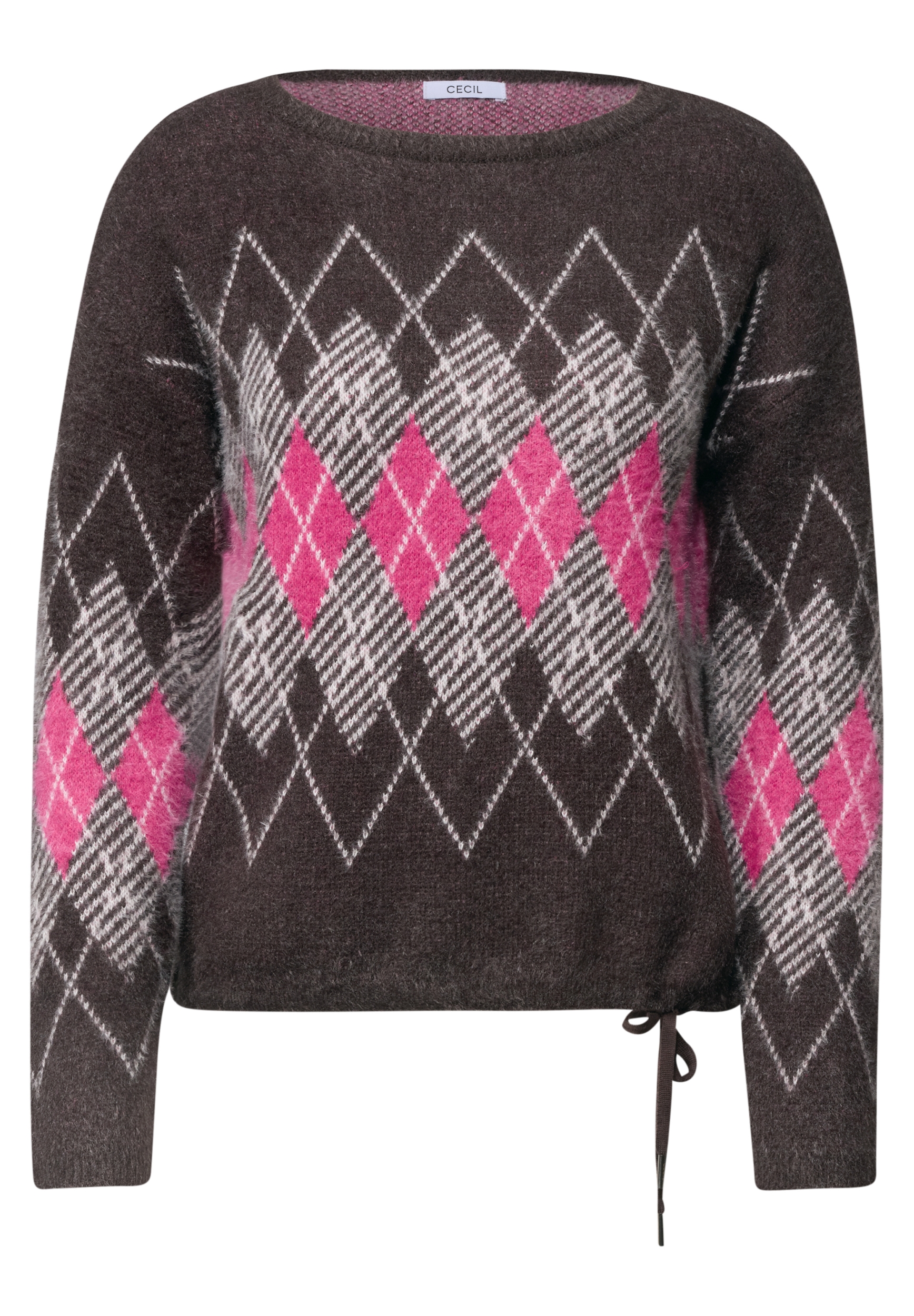 TOS Feather yarn AOP sweater #1