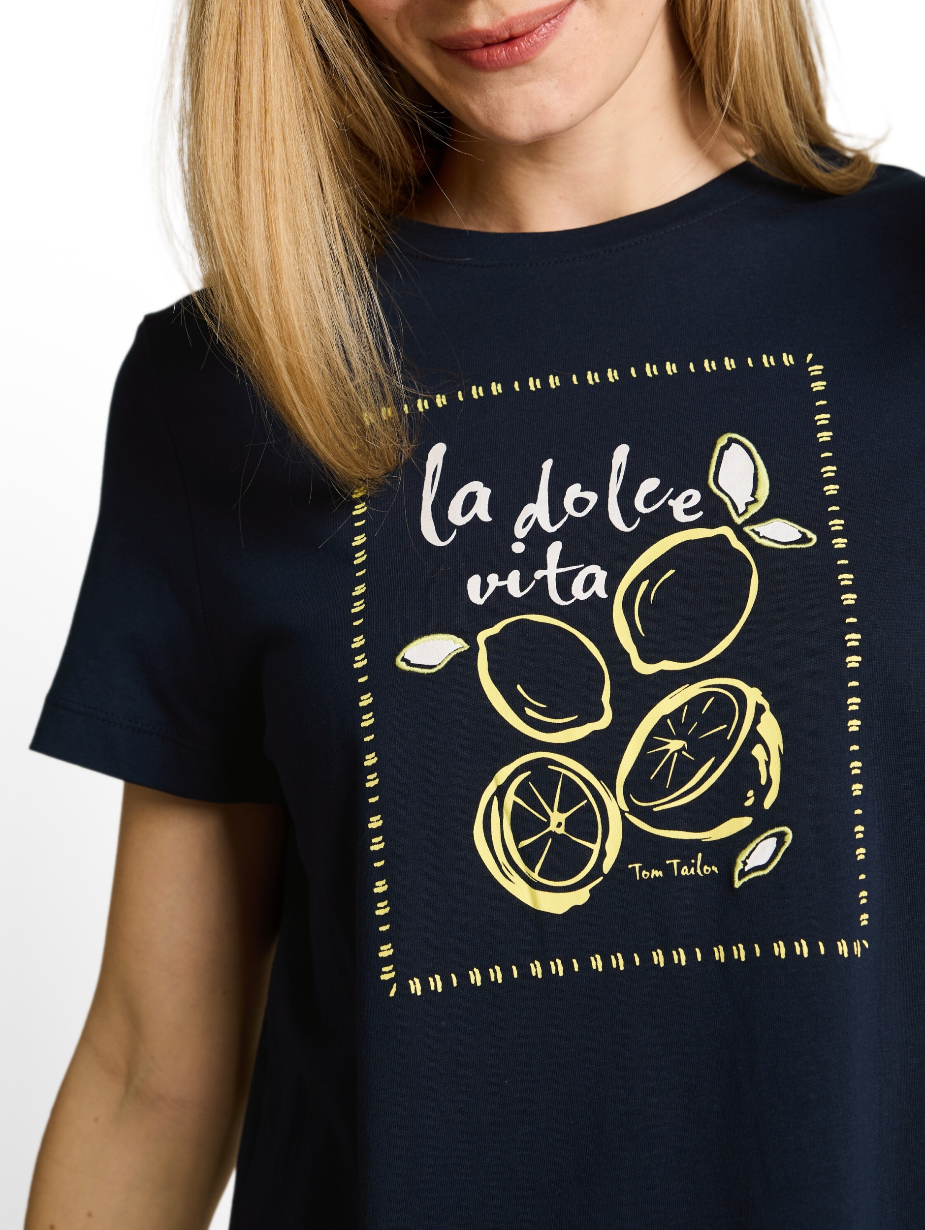 T-Shirt crew neck front print #6