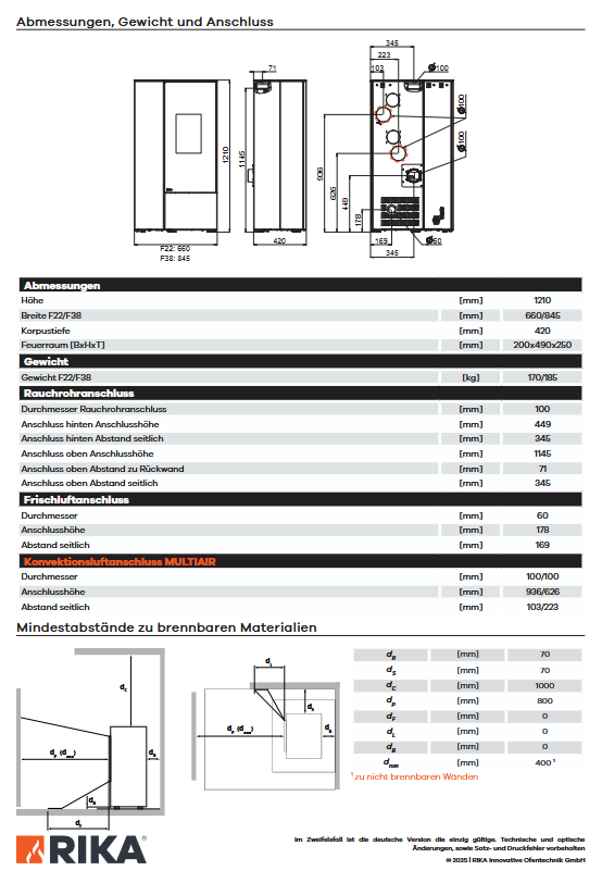 CONNECT PELLET E26, Brennraum links #5
