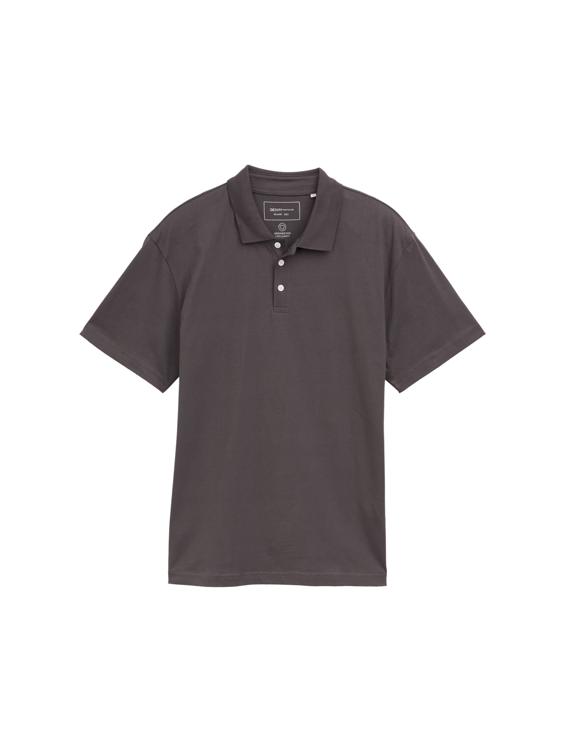 relaxed jersey polo #1