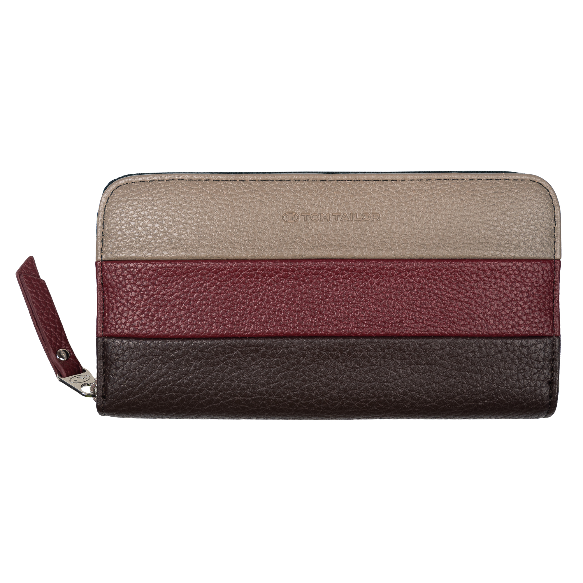 Ellen, Long zip wallet, dark brown #1