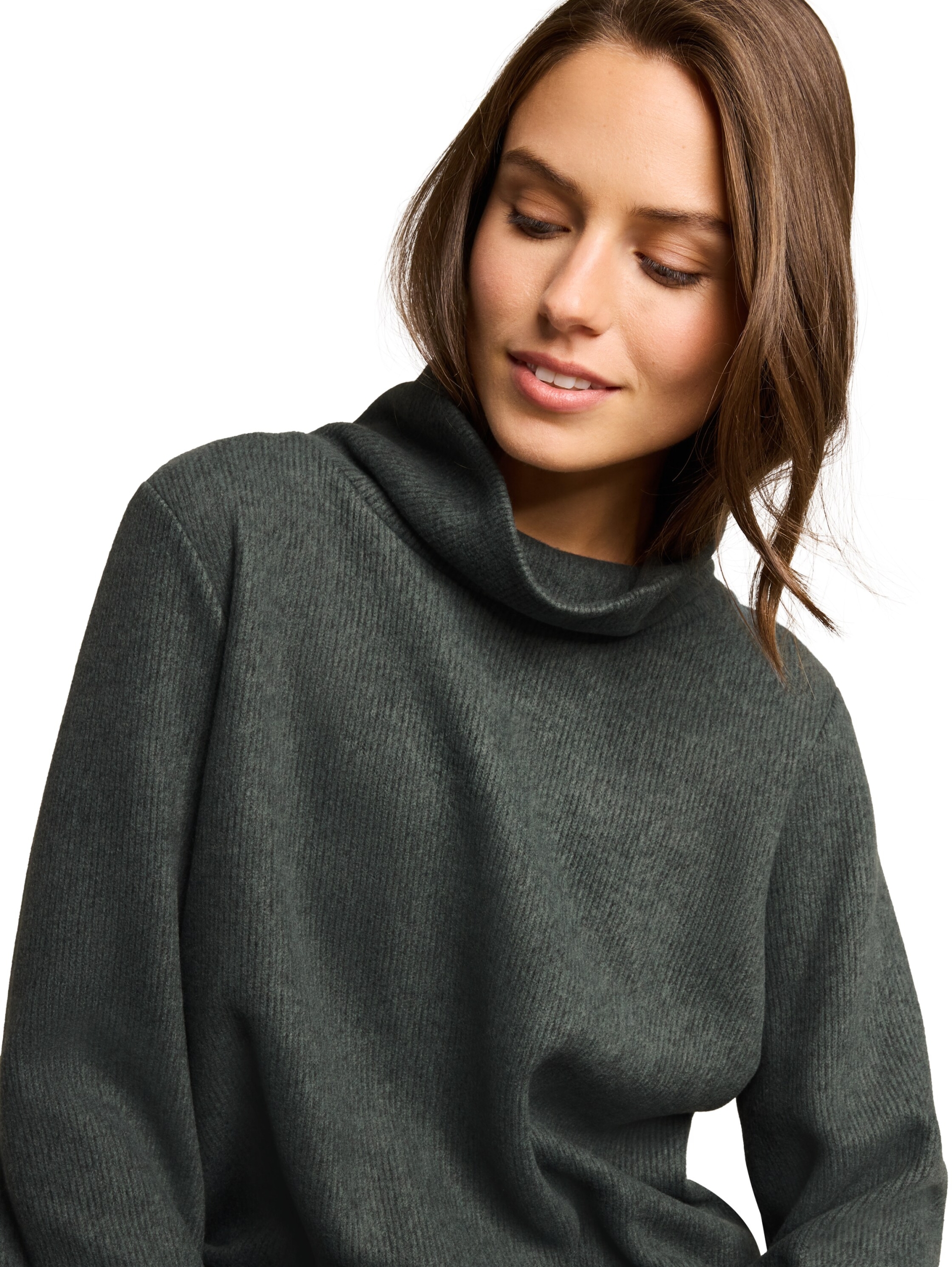 Sweatshirt wide roll neck cosy #5
