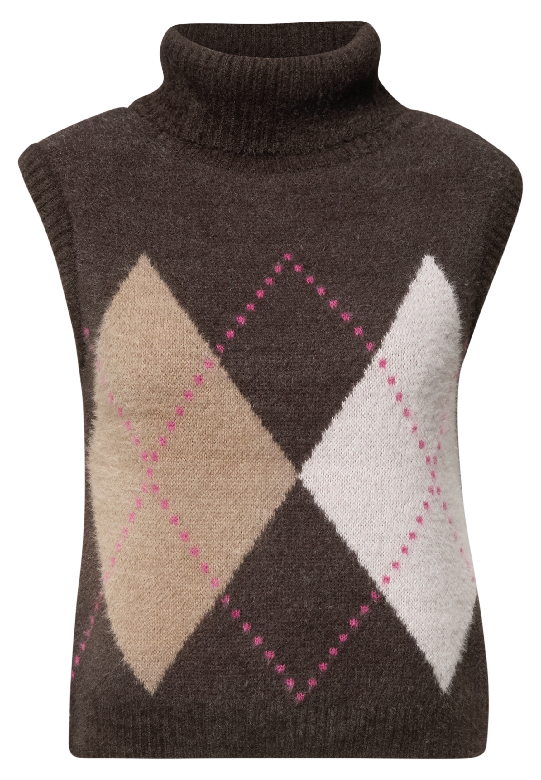 TOS Featheryarn argyle vest #1