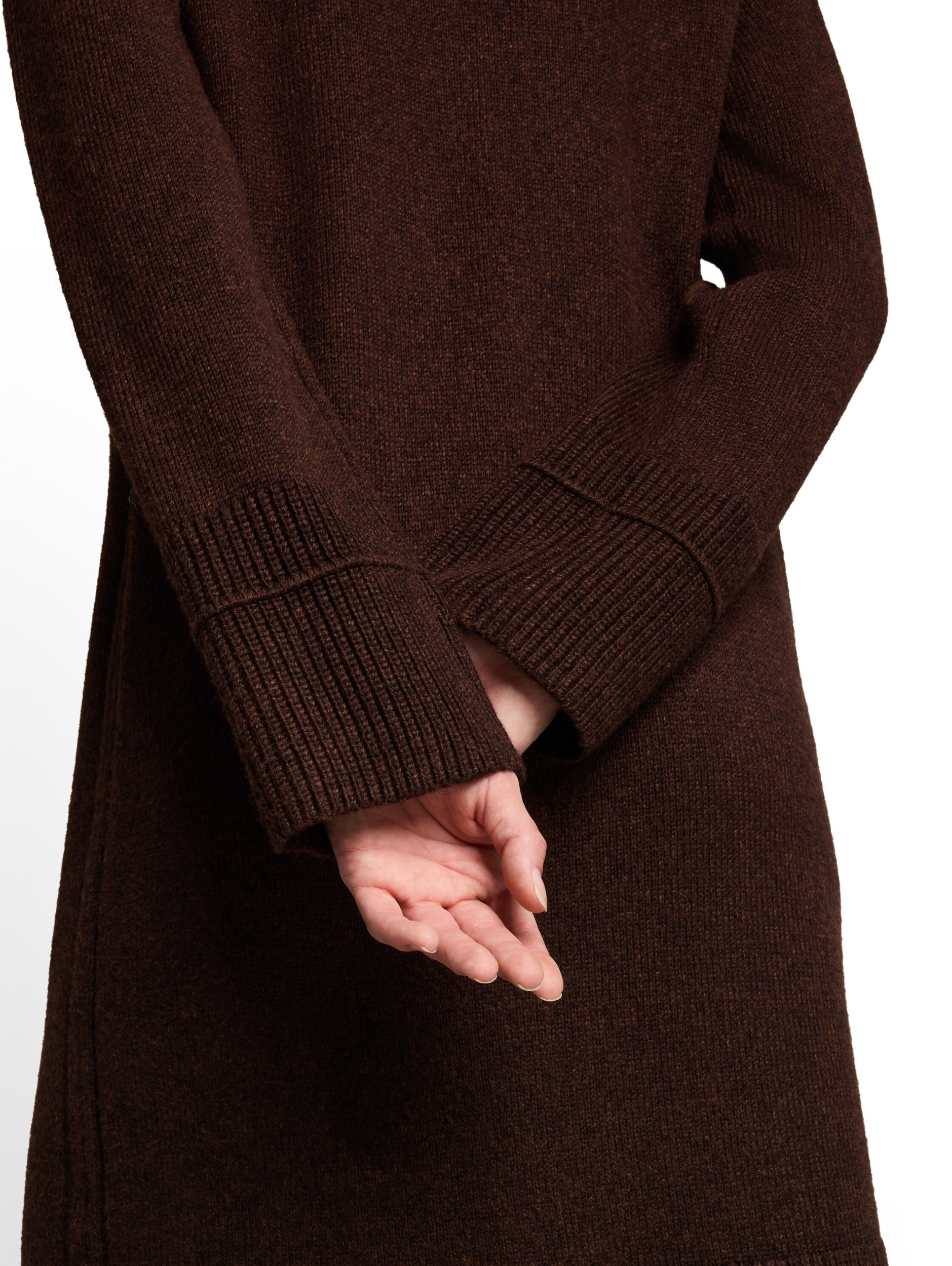 knit cosy dress with mockneck #5