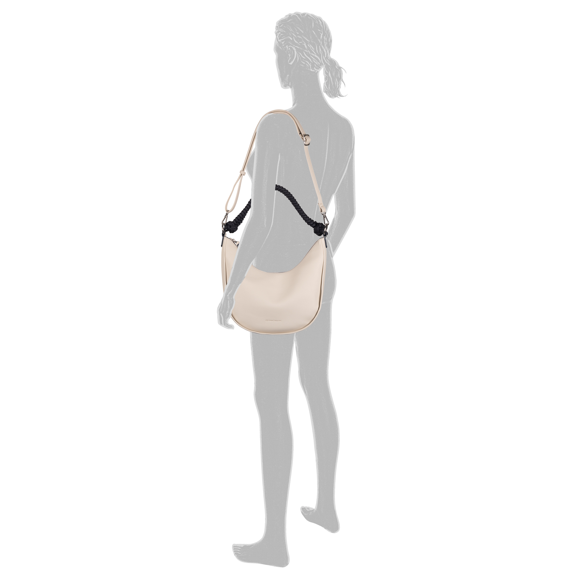Alanis, Hobo Bag M, off white #4