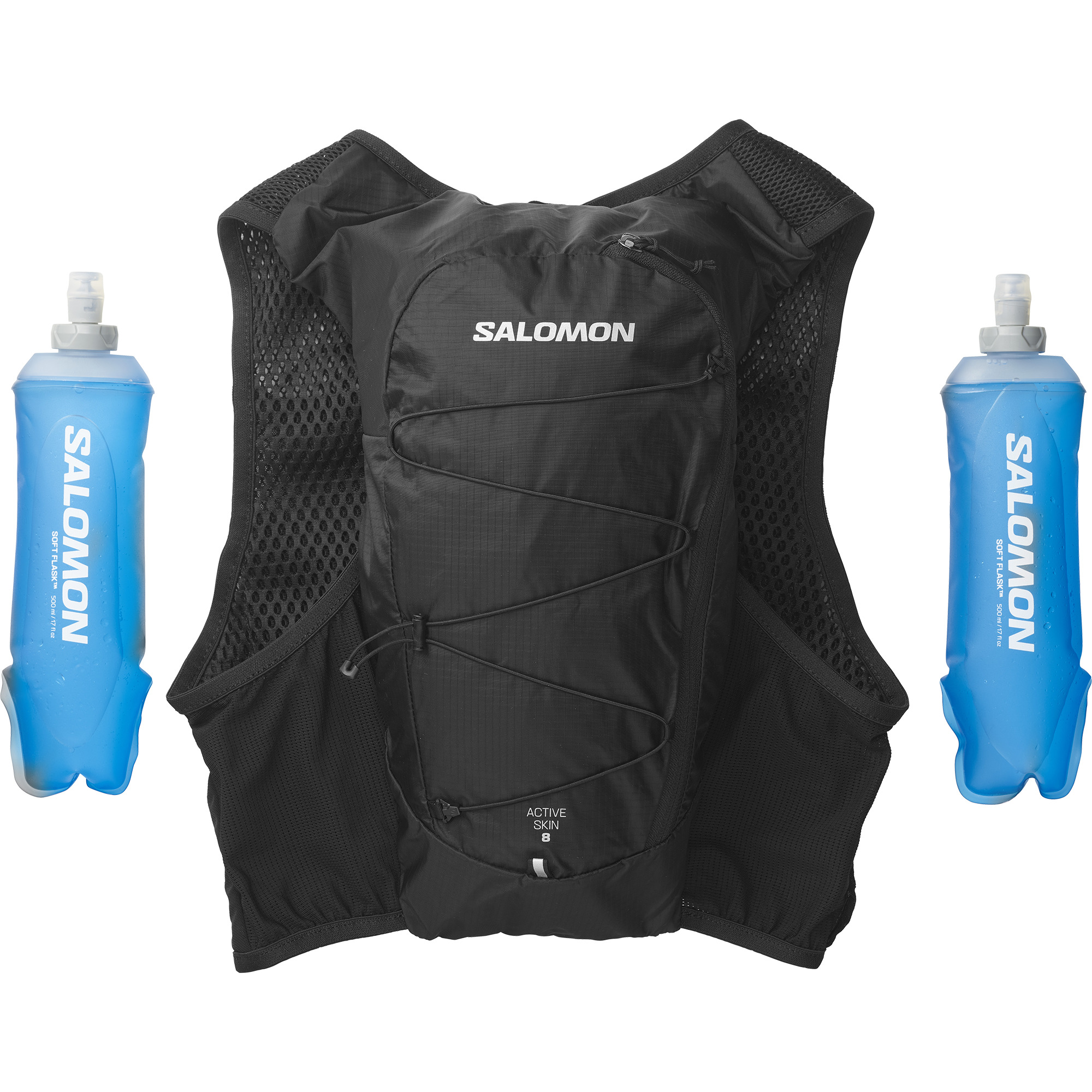 ACTIVE SKIN 8 with flasks BLACK/BLACK #3