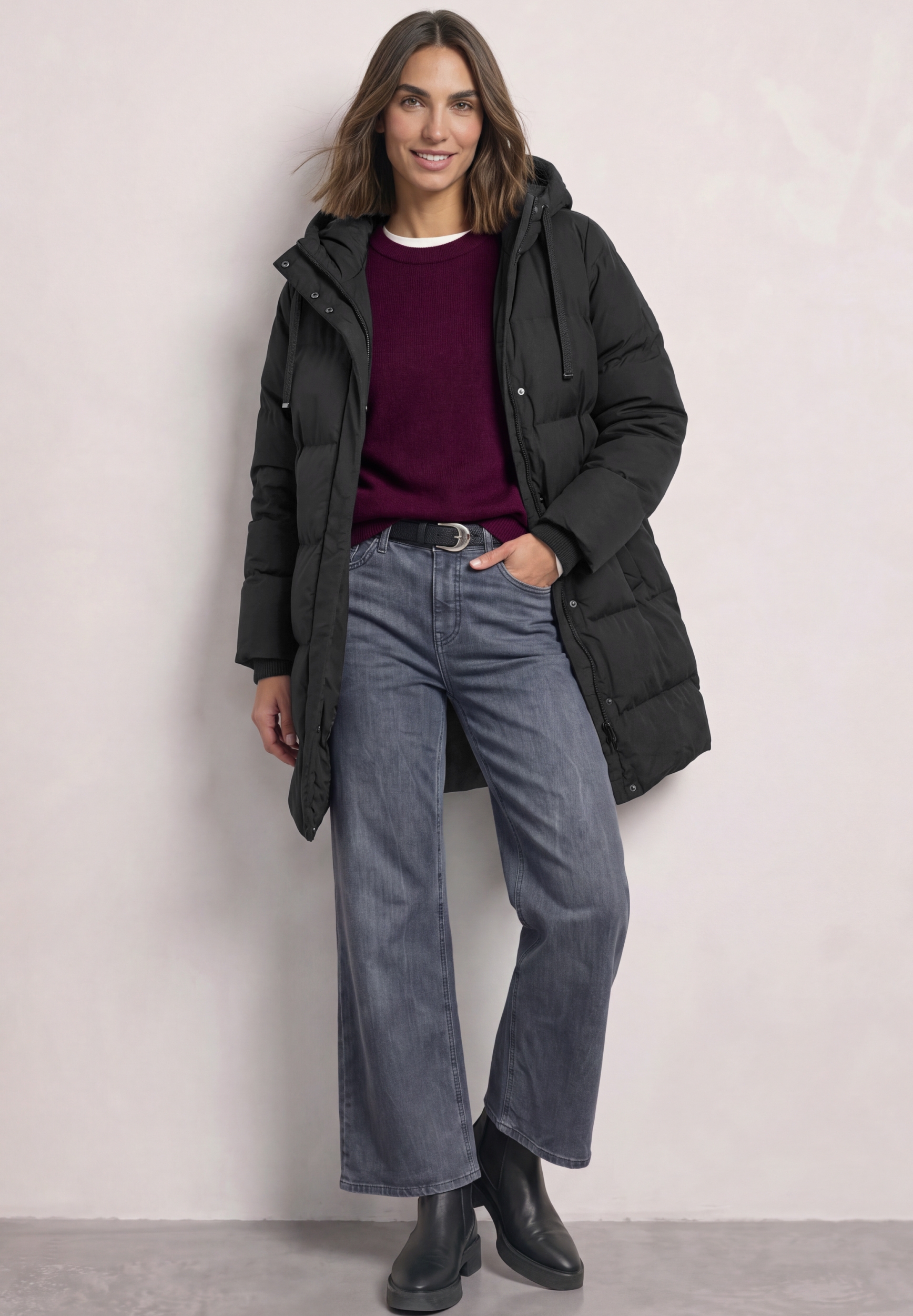 Long Padded Jkt w. Glued Quilt #3