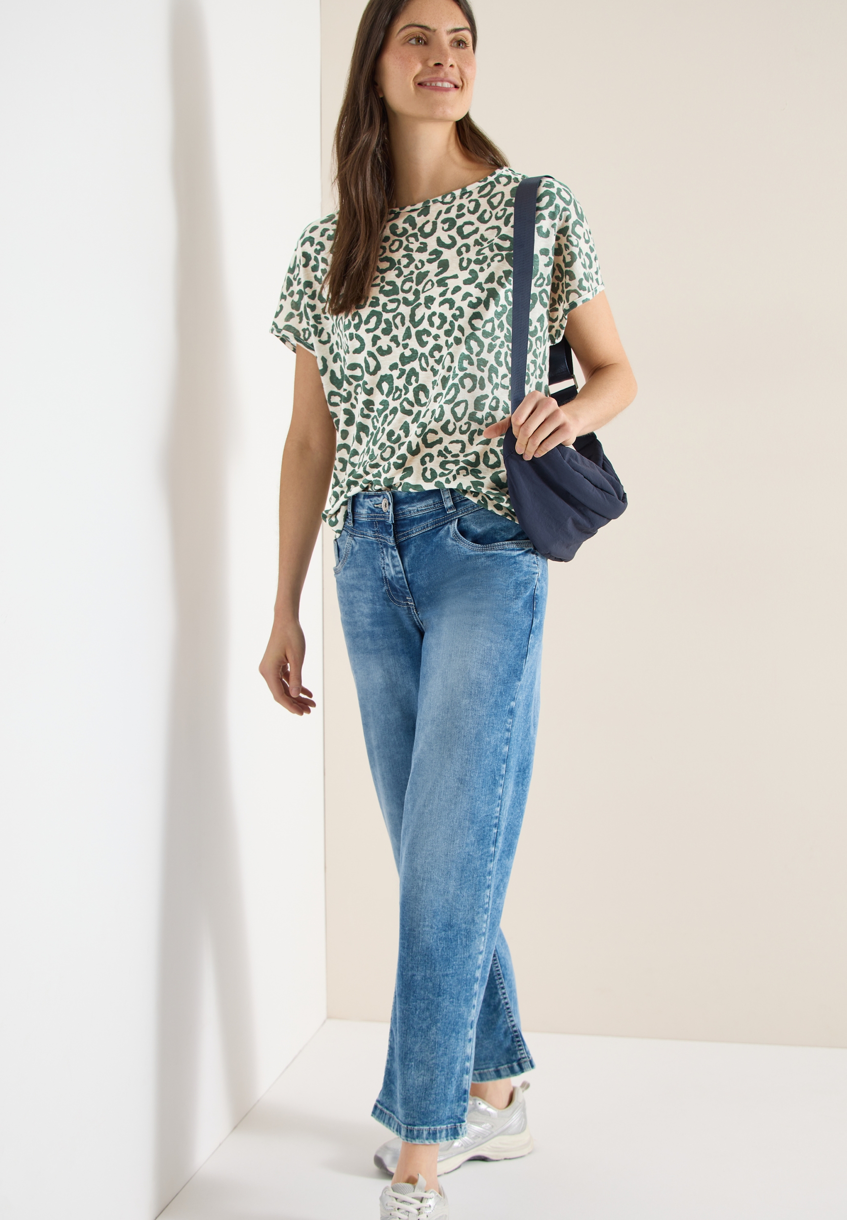 TOS LINEN OPTIC_ AOP Shirt #1