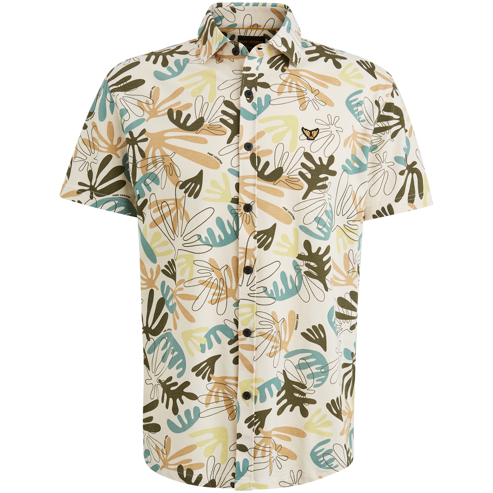 Short Sleeve Shirt Print On Jersey Pique #1