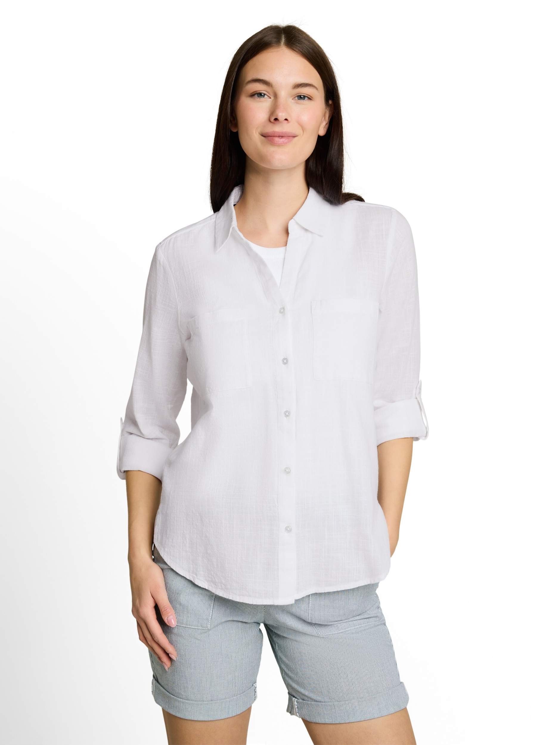 blouse with slub structure #5