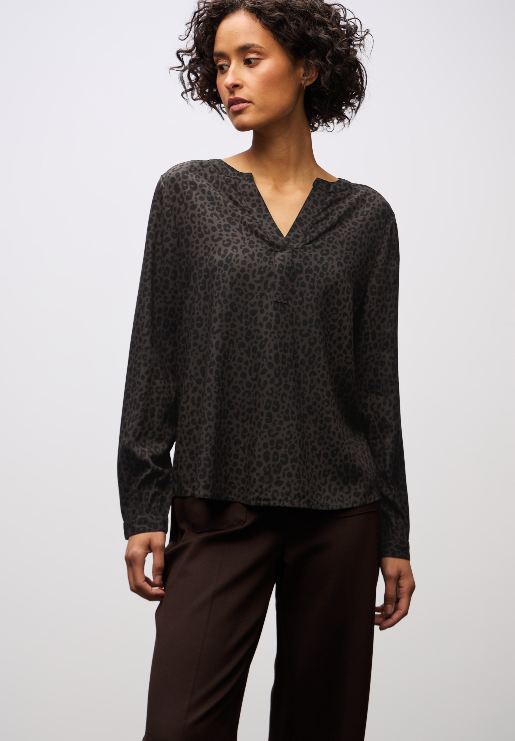 LTD QR Splitneck tunic blouse #7