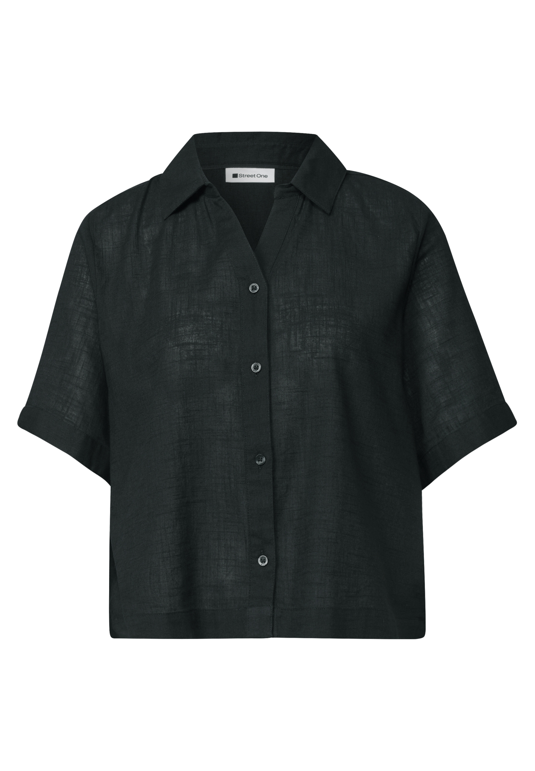 LTD QR buttoned shirtcollar bl #1