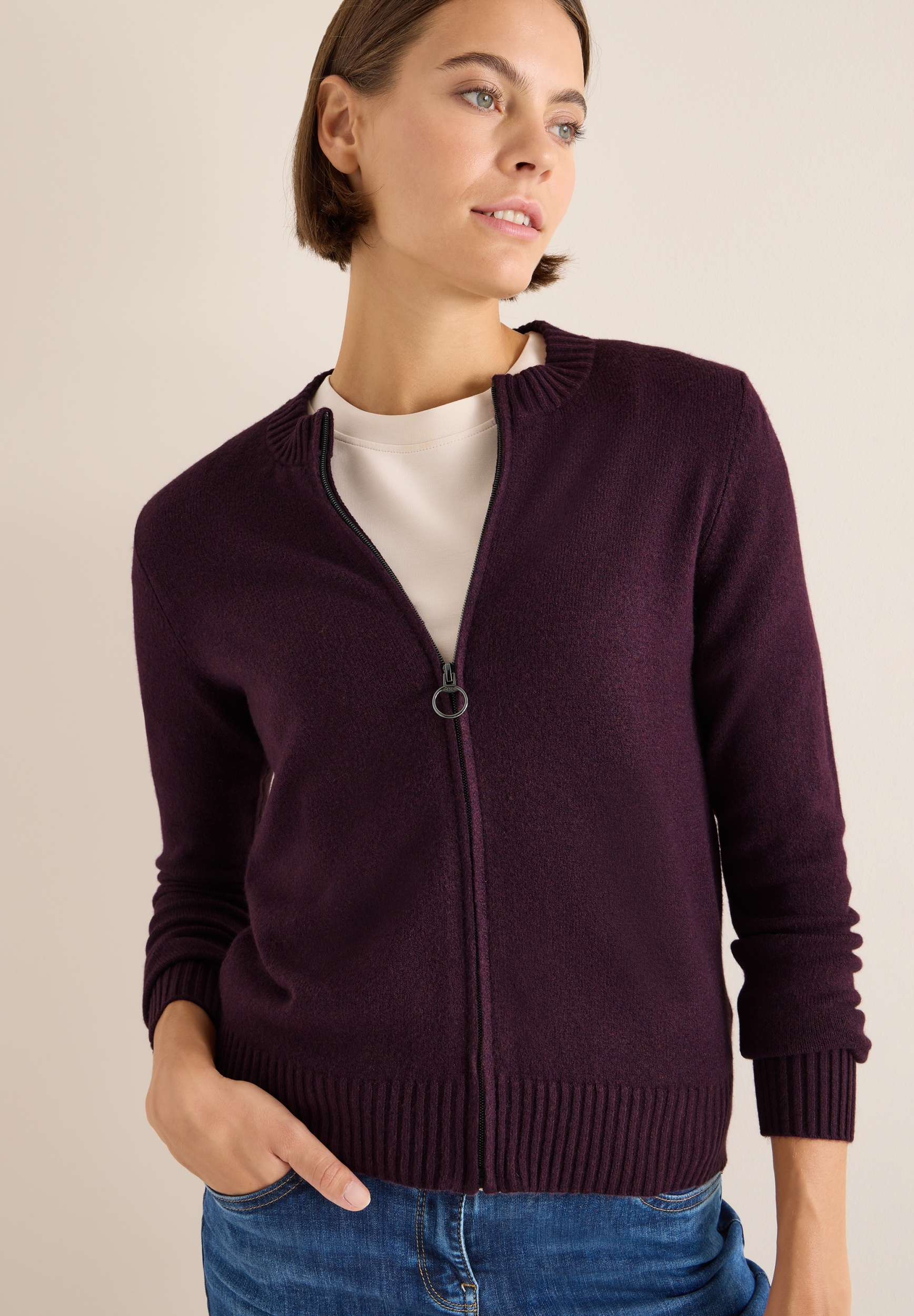 NOS_Cosy Zipper cardigan #6