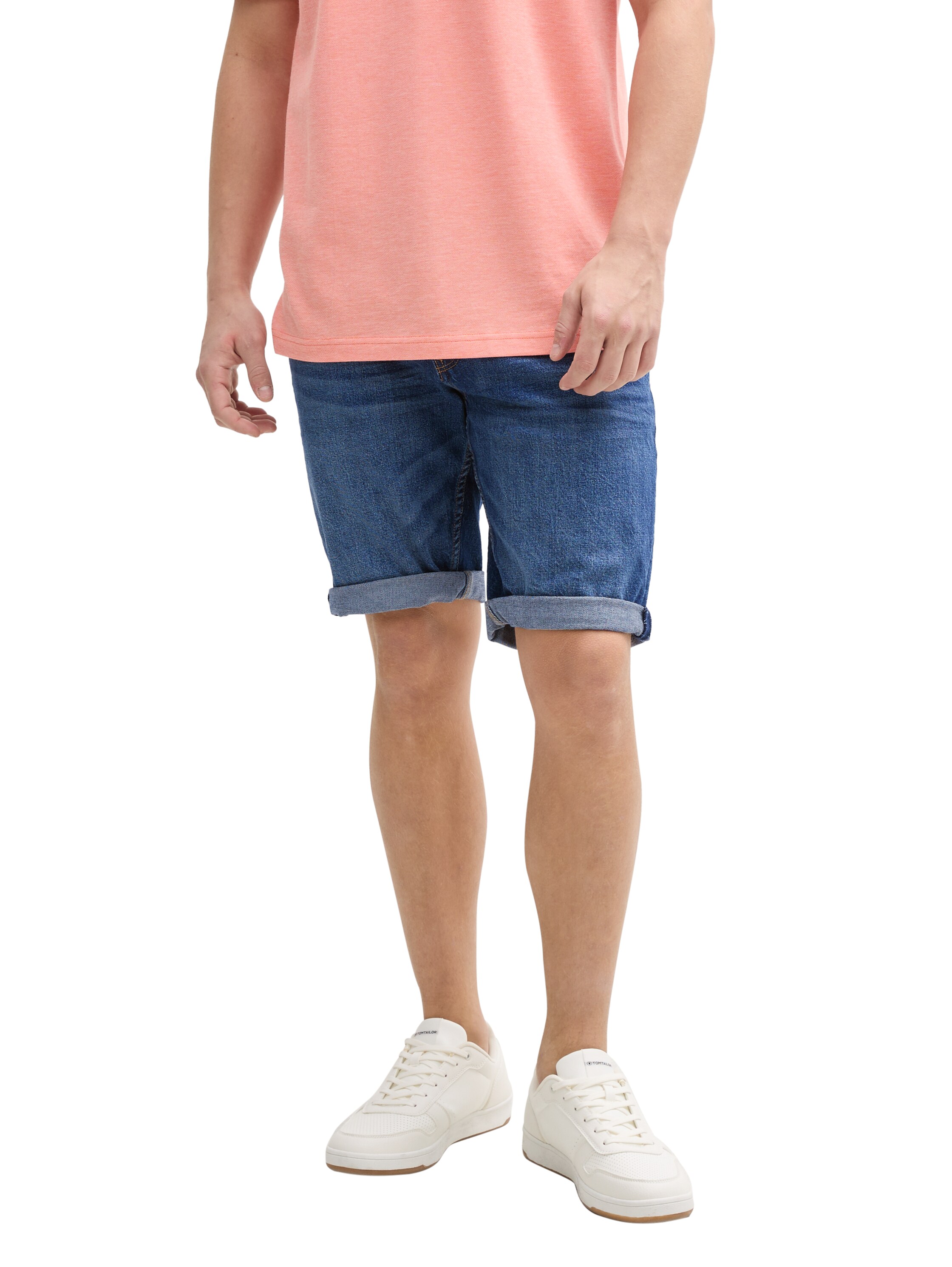 TTPIERS Slim Jeans Shorts mit Stretch