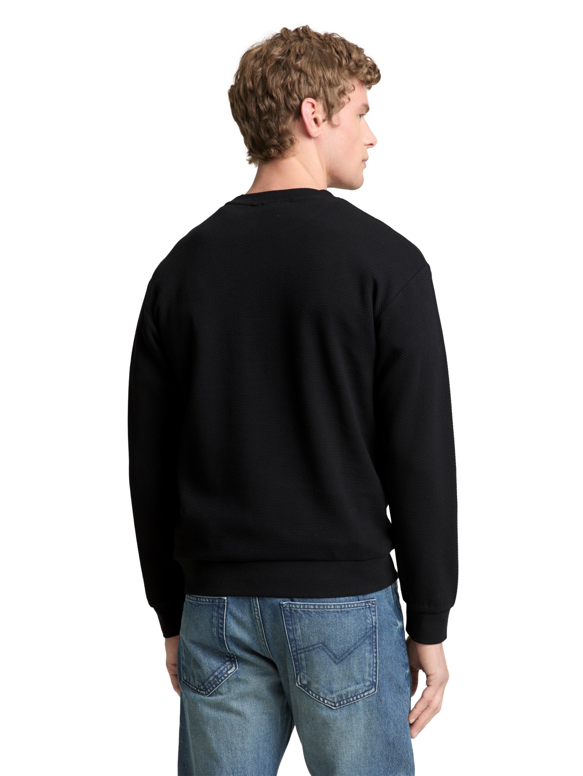 structured crew neck #4