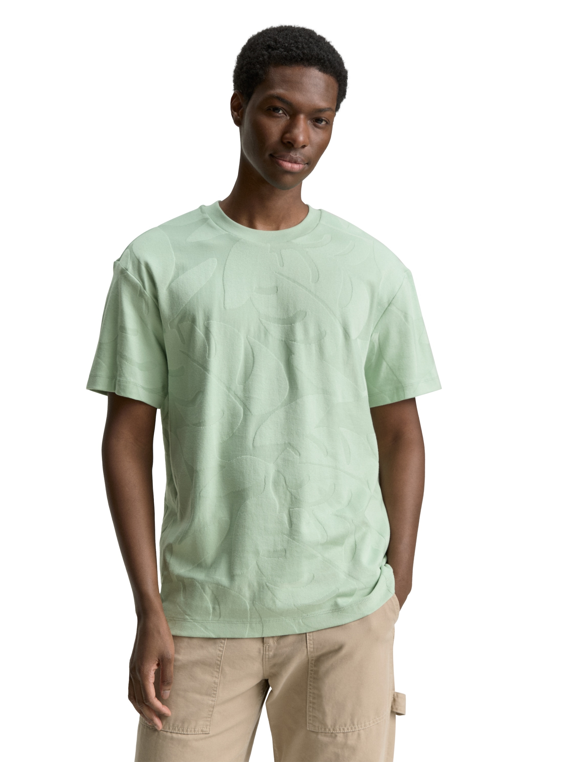 relaxed jacquard t-shirt #4