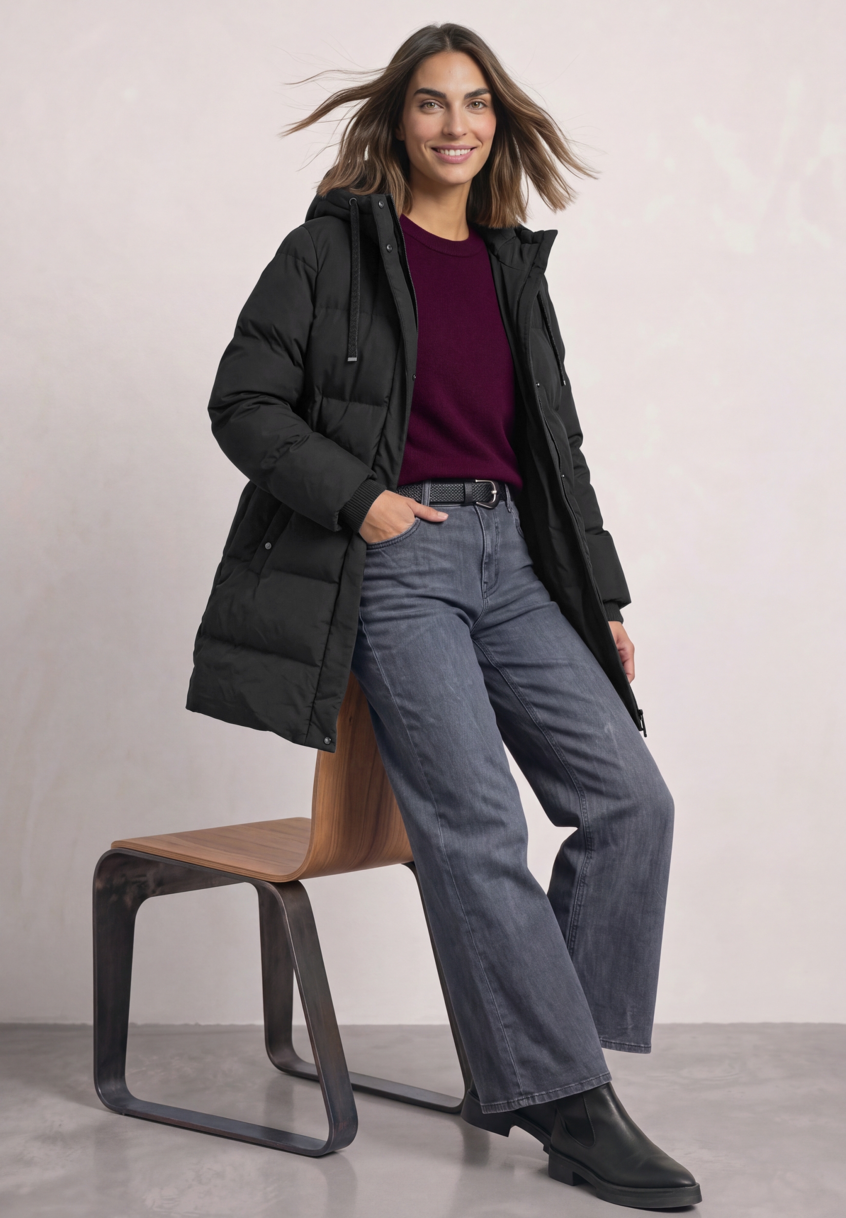 Long Padded Jkt w. Glued Quilt #5