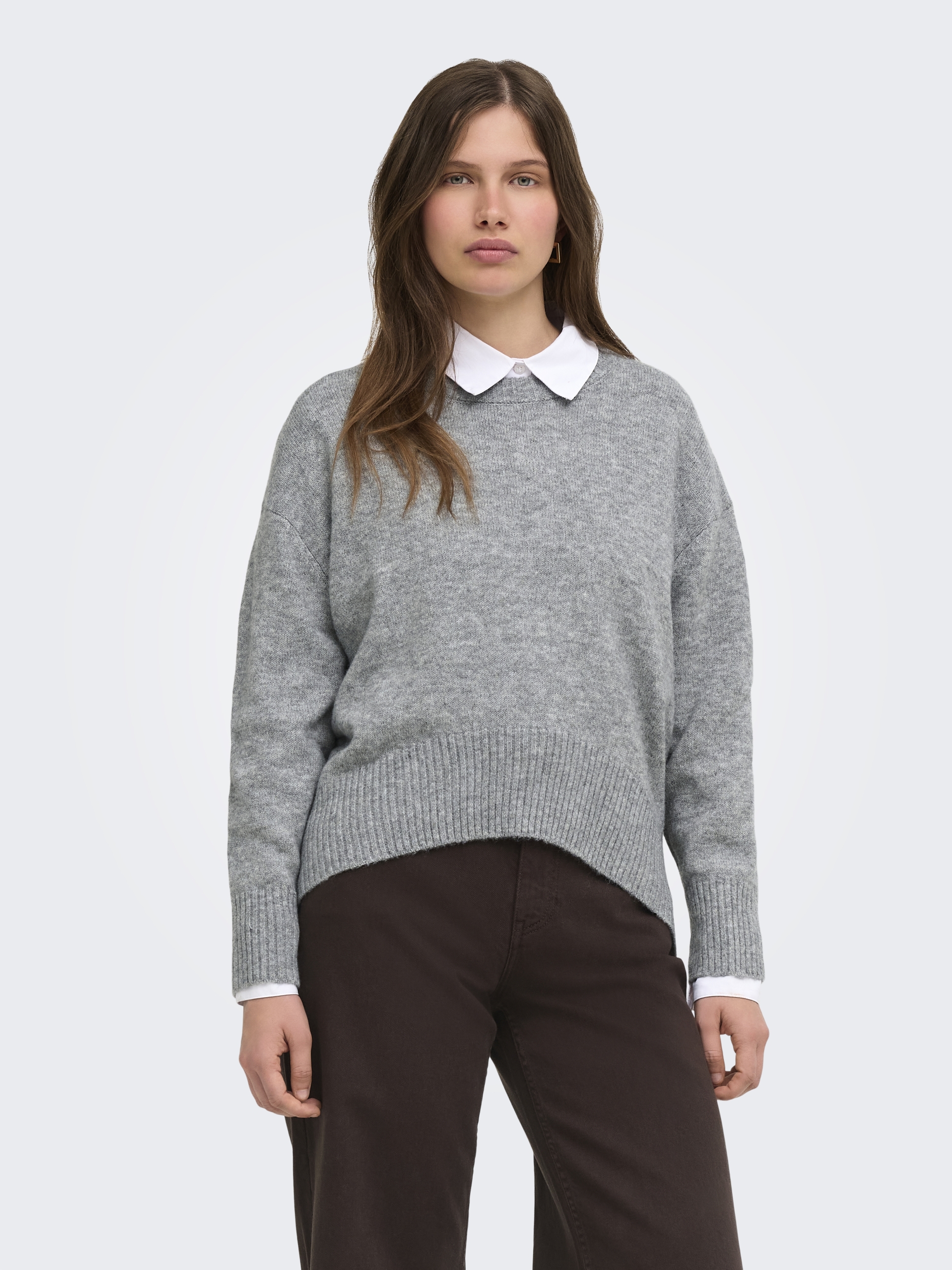 ONLALIVIA LS HIGH-LOW O-NECK NOOS KNT #4