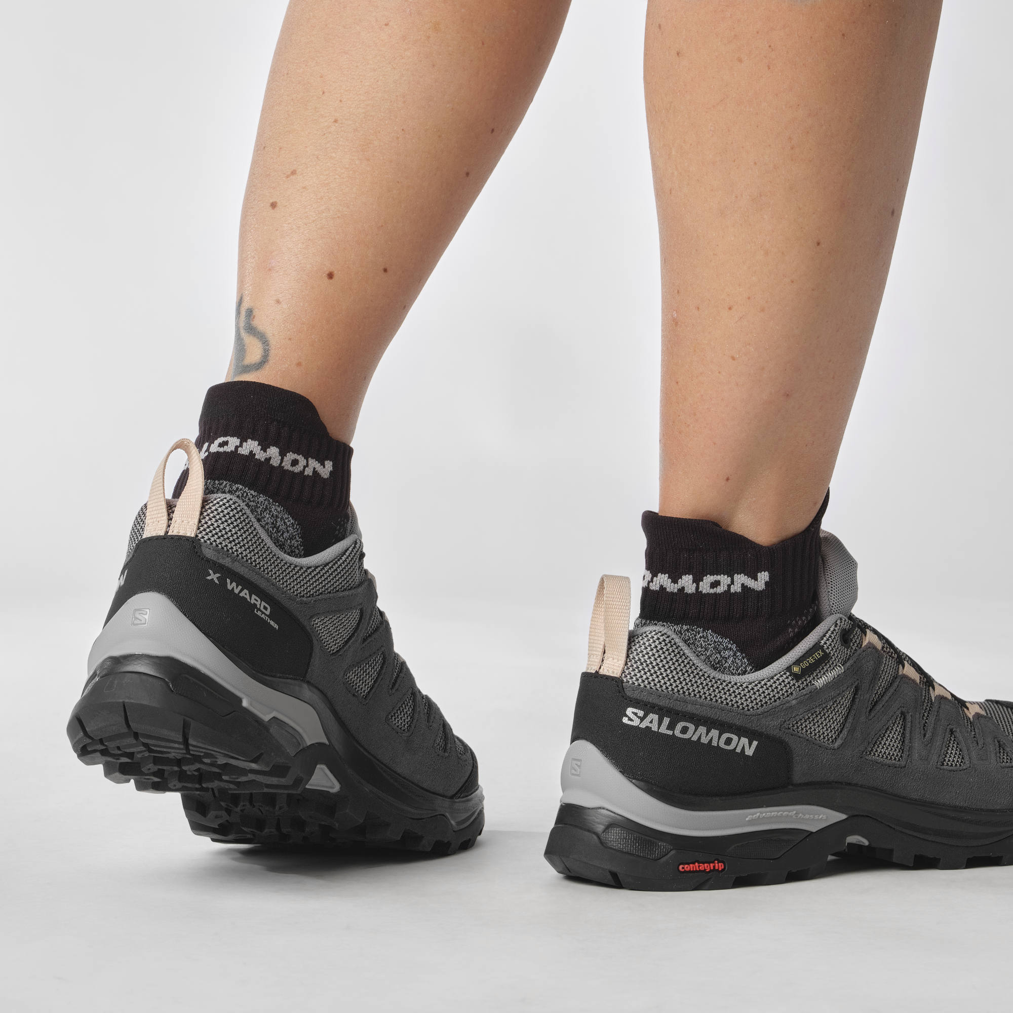 SHOES X WARD LEATHER GTX W Gull/Black/Eb #7