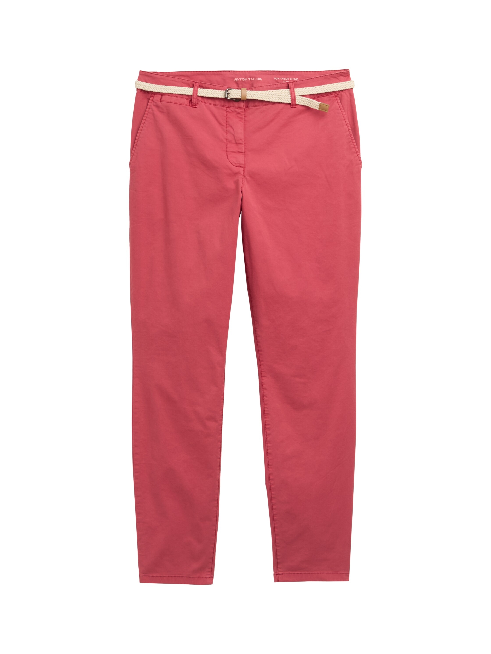 Slim Chino Hose mit Gürtel #1